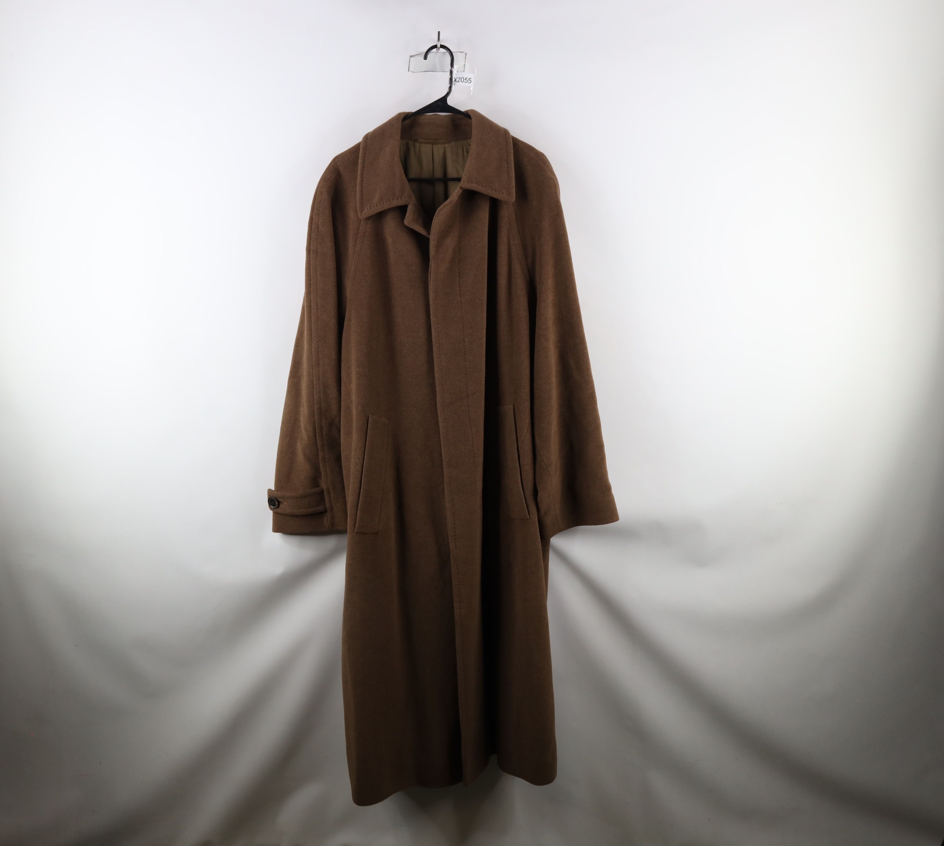 Hugo Boss × Vintage Vintage Hugo Boss Angora Blend Full Length Overcoat Jacket Size US XXL / EU 58 / 5 - 1 Thumbnail