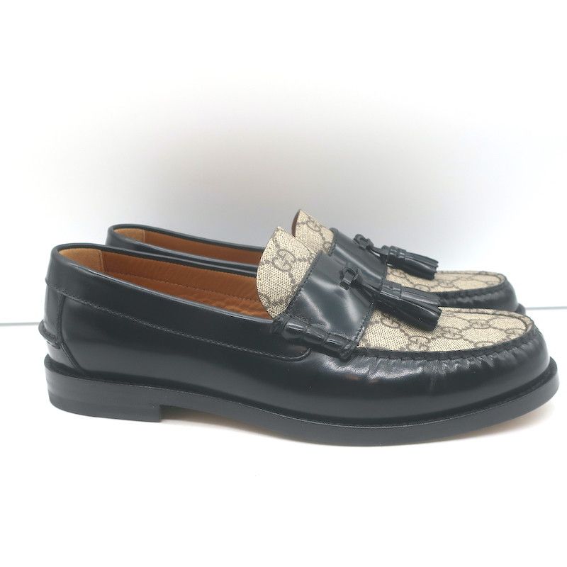 Gucci Gucci Kaveh GG Supreme Tassel Loafers Size 7.5 NEW Size US 10.5 / EU 43-44 - 2 Thumbnail