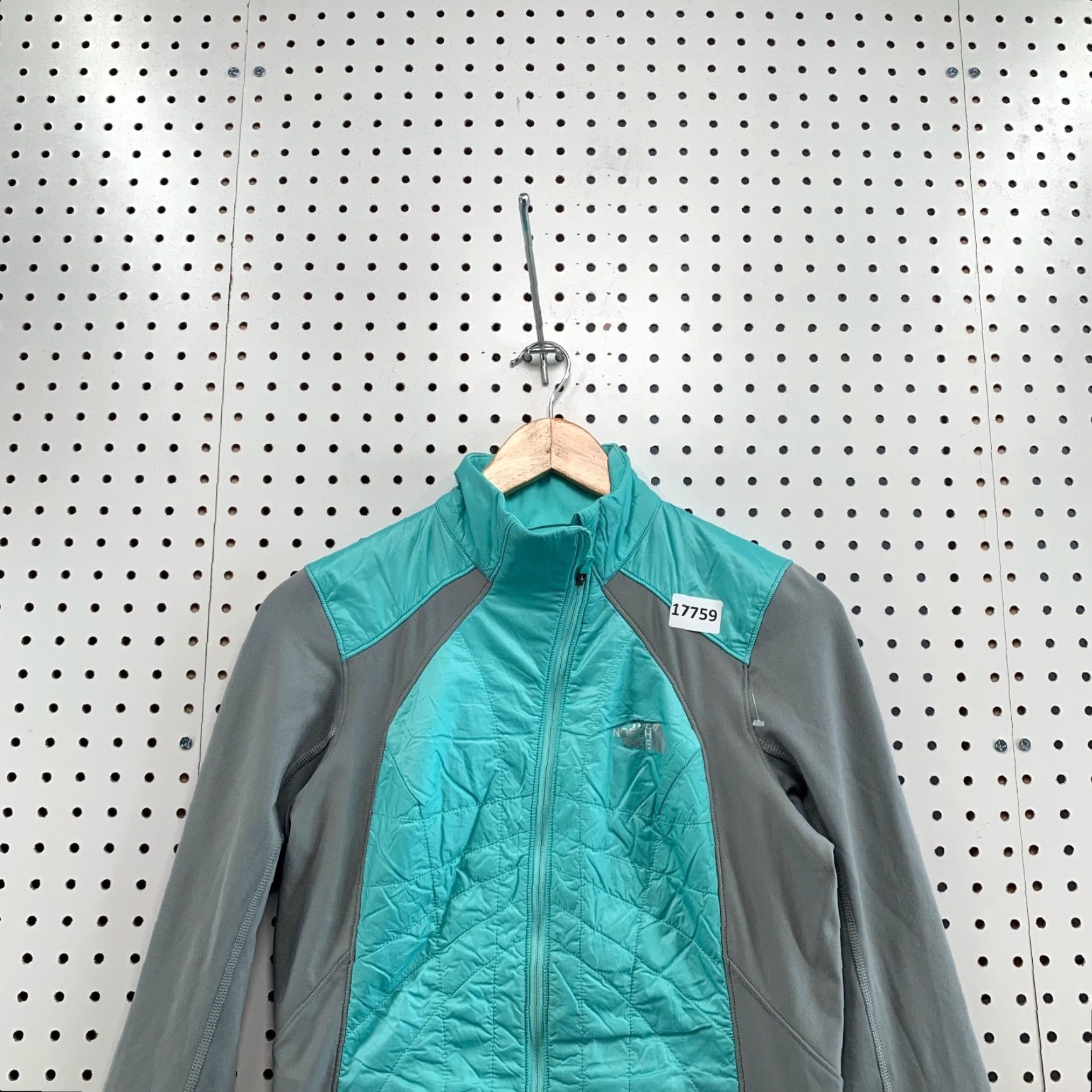 The North Face The North Face Womens Lightweight Jacket Teal Gray Medium Primaloft 8X25 Ladies fits 8X25 Womens Size M / US 6-8 / IT 42-44 - 2 Thumbnail