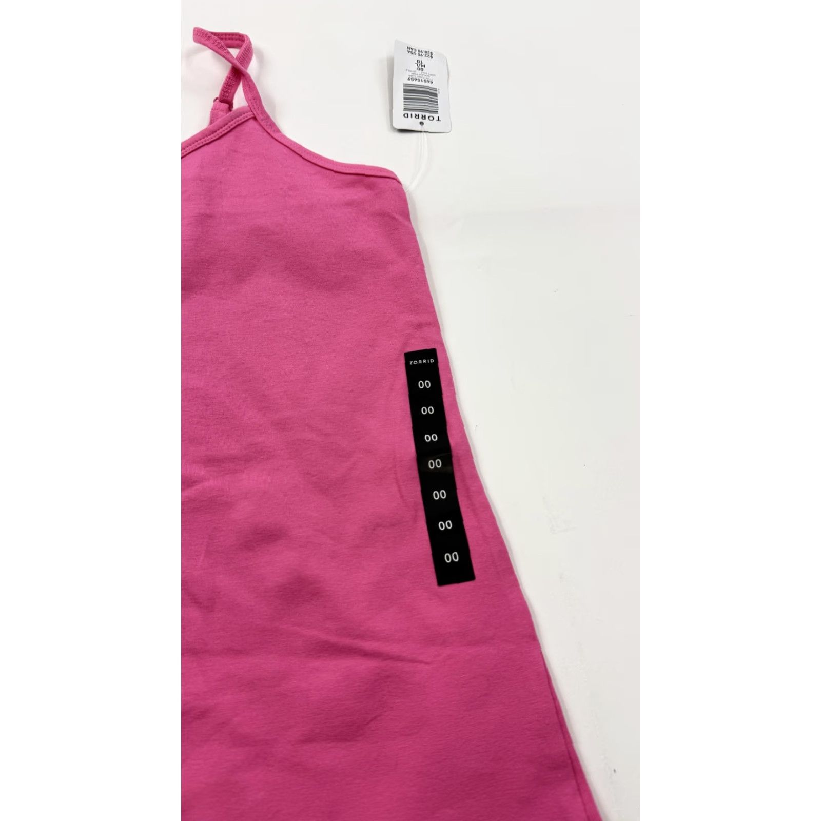 Torrid Torrid Cami Tank Top Womens 0X Pink Cotton Spandex Layering Tank Camisole Shirts Womens Plus Size 0X Pink Spaghetti Strap Size XL / US 12-14 / IT 48-50 - 3 Thumbnail