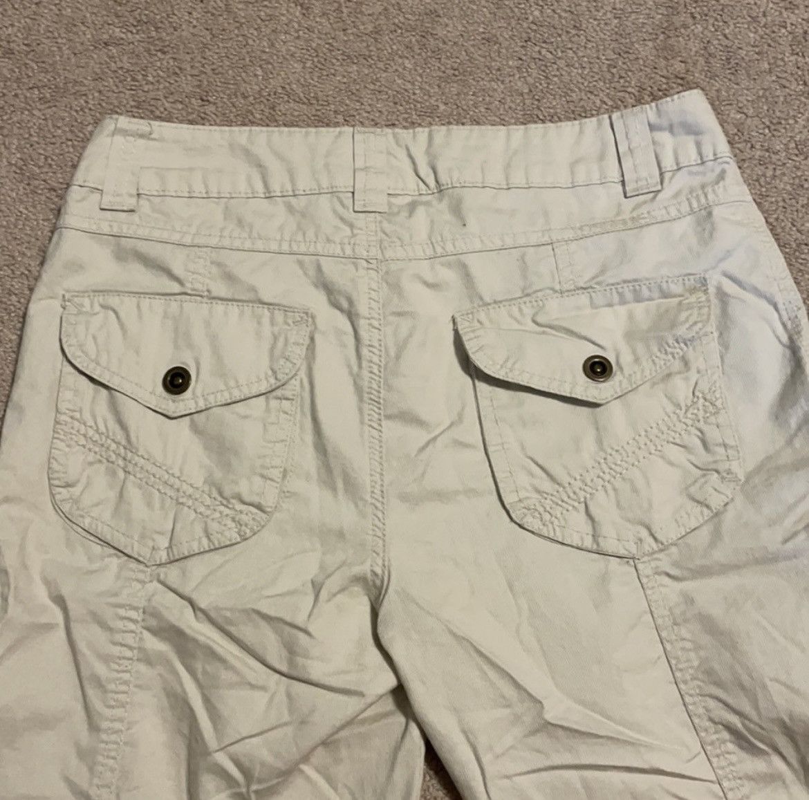 Other Ana Cream Bermuda Shorts Size 28" / US 6 / IT 42 - 4 Thumbnail