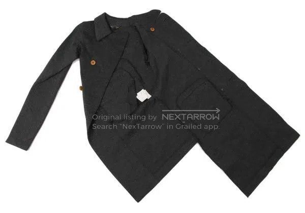 Comme des Garcons Comme des Garcons Dark gray vintage inclined placket desig Size M / US 6-8 / IT 42-44 - 8 Thumbnail