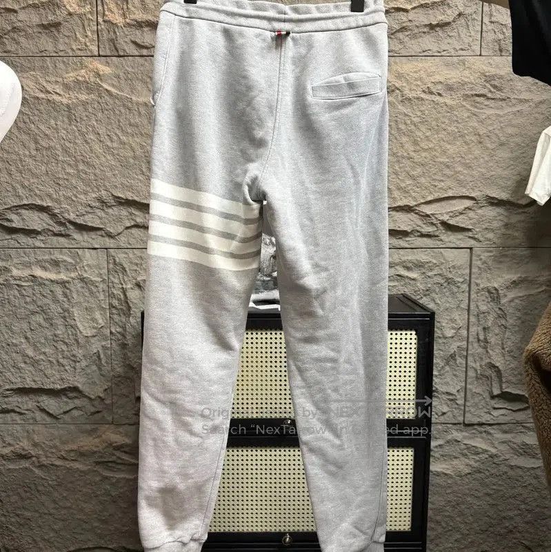 Thom Browne Thom Browne Gray Cotton Joggers Size S . Size 23" - 2 Thumbnail