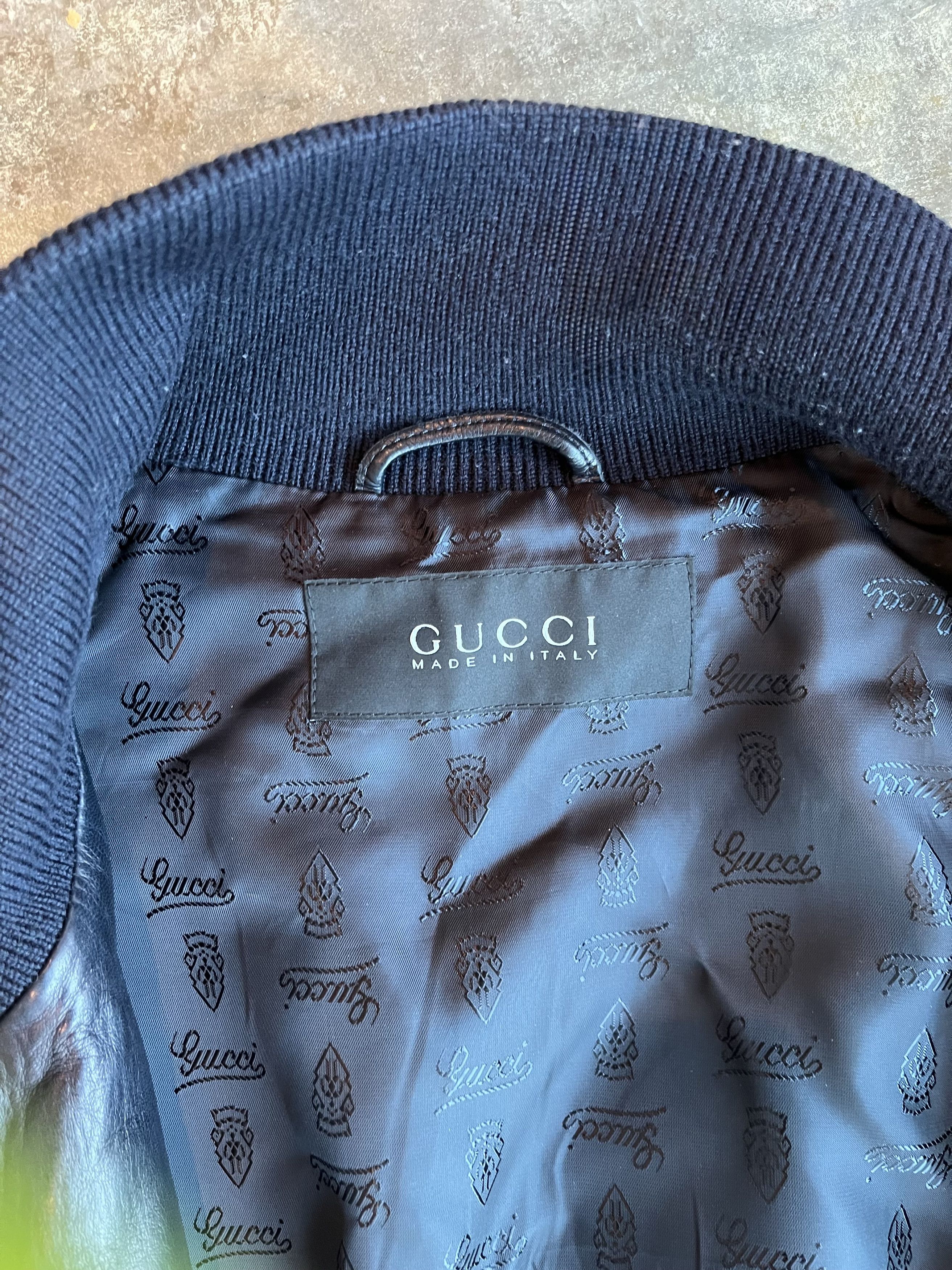 Gucci Gucci Leather Jacket Size US XL / EU 56 / 4 - 3 Thumbnail