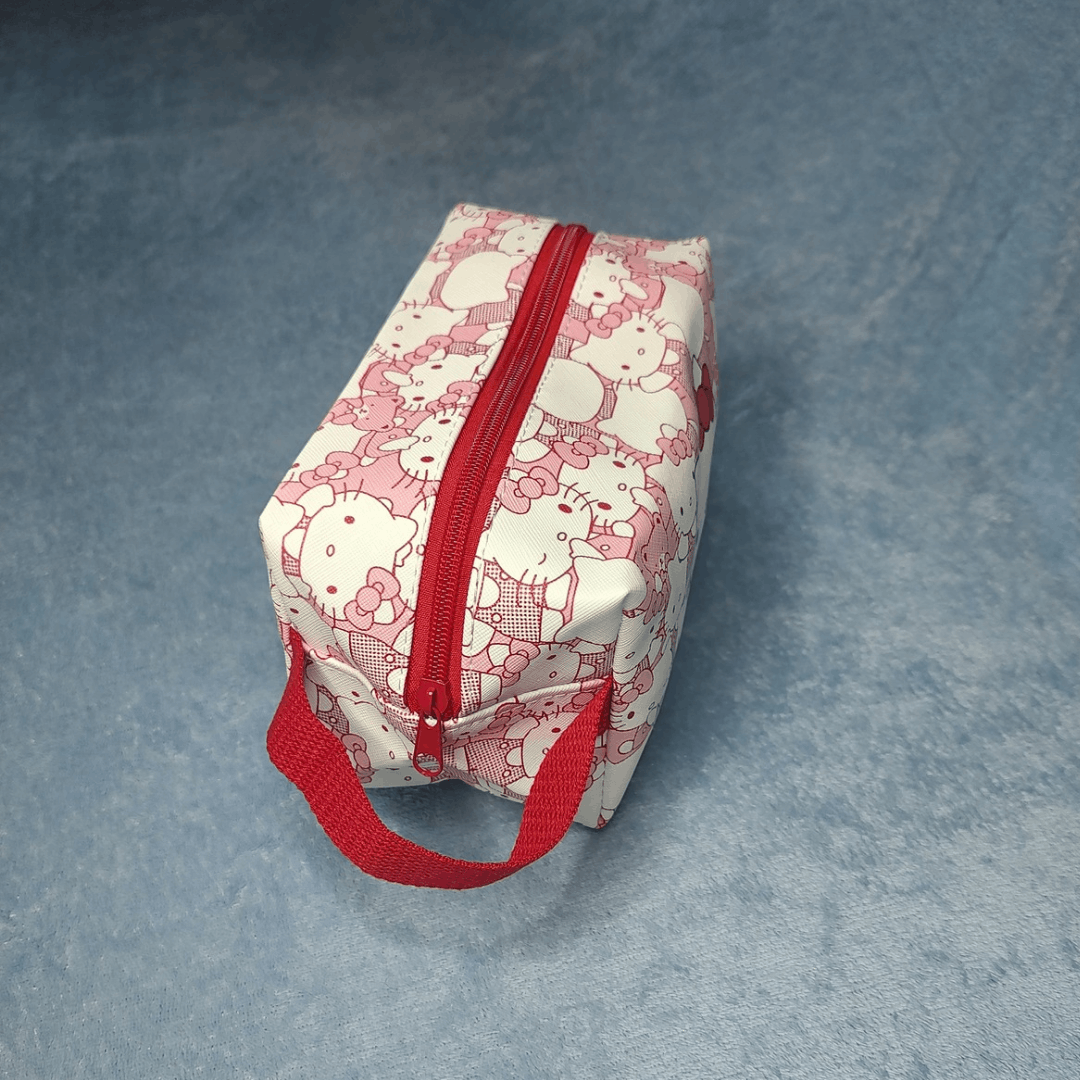 Japanese Brand HELLO KITTY Waterproof Cosmetic Bag NEW Size ONE SIZE - 5 Thumbnail