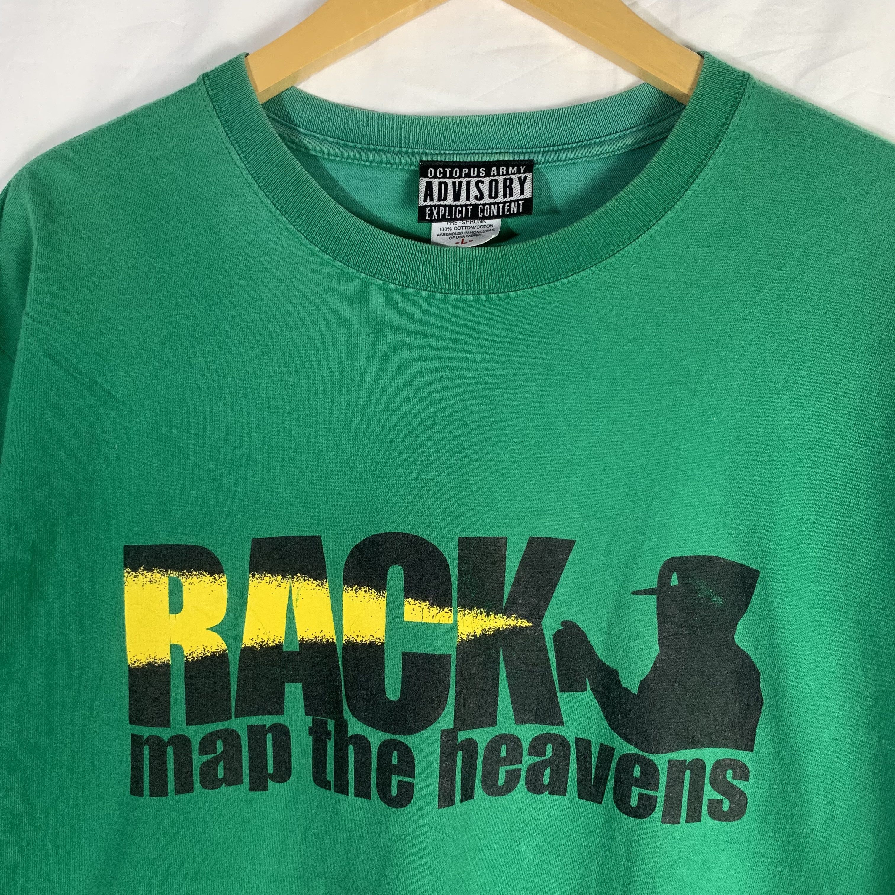 Vintage Octopus Army Rack Map The Heavens Tee Size US L / EU 52-54 / 3 - 2 Thumbnail