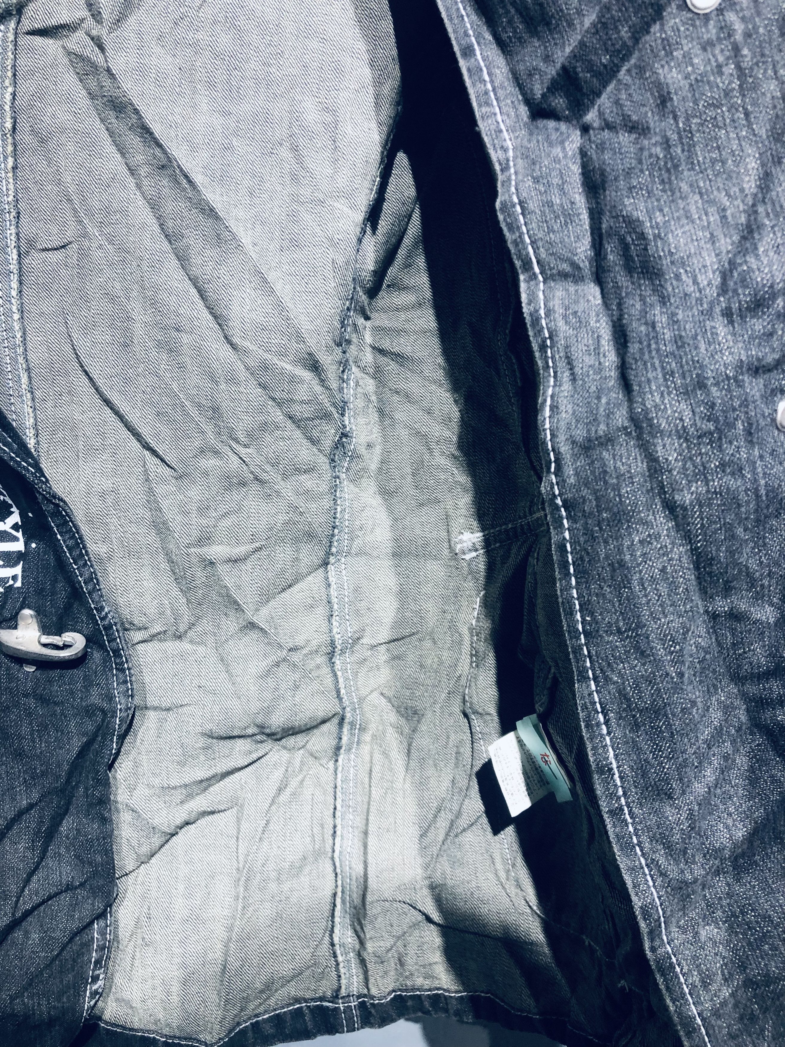 Japanese Brand 💸OFFER BINDING💸 SKULL ☠️ PUNK STYLE DENIM JACKET‼️ Size US M / EU 48-50 / 2 - 9 Thumbnail