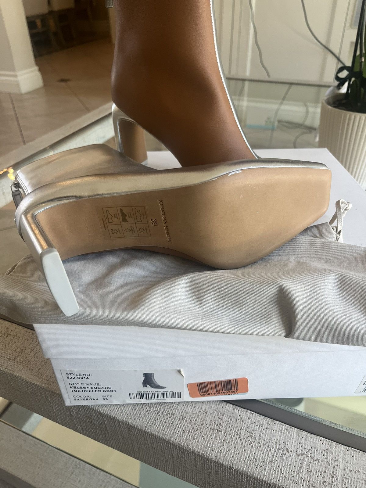 Jonathan Simkhai Johnathan Simkhai Kelsey square toe heeled boot Size US 9 / IT 39 - 4 Thumbnail