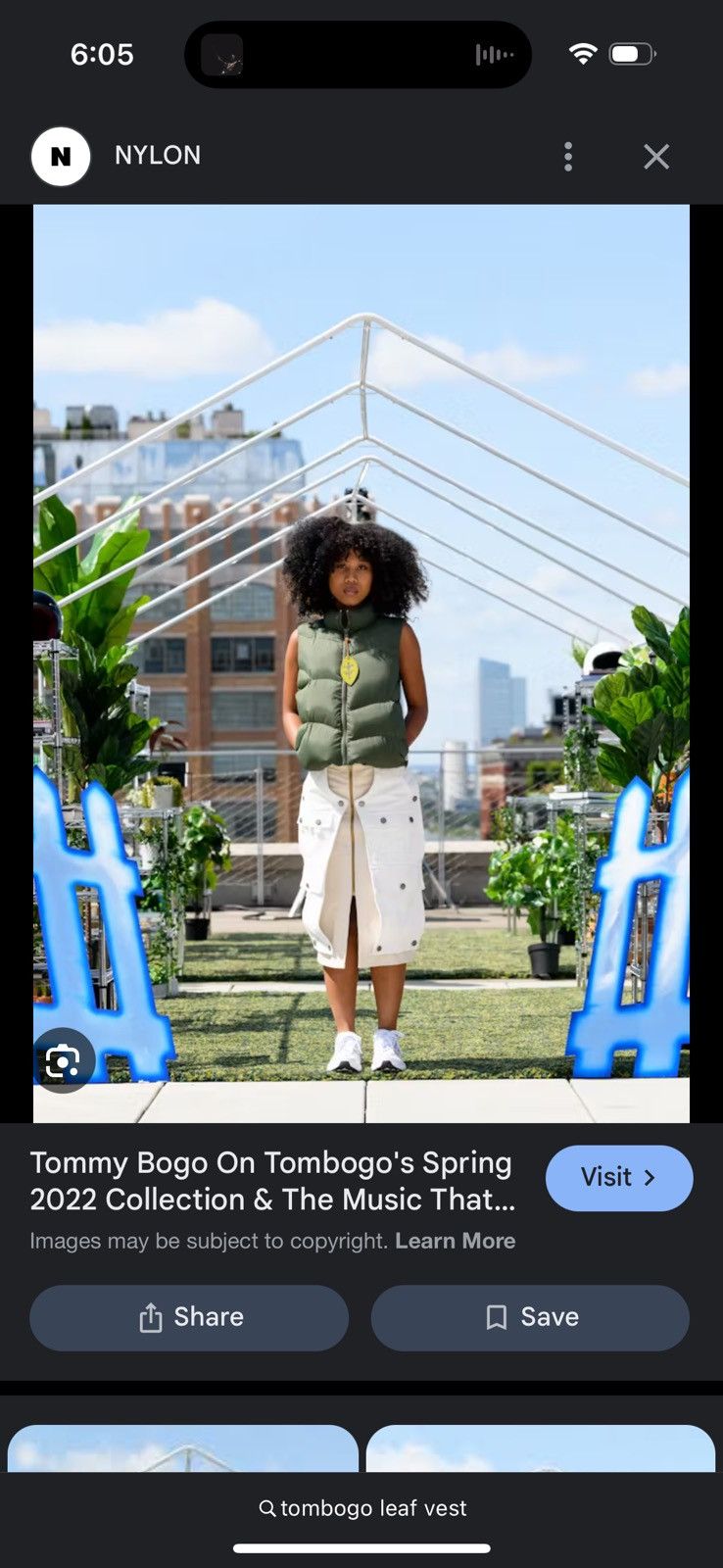 TOMBOGO Leaf vest Size US XL / EU 56 / 4 - 7 Thumbnail