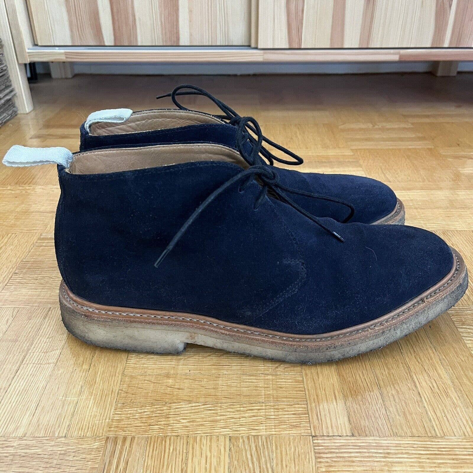 Mark McNairy Mark McNairy New Amsterdam Blue suede chukka boots crepe Size US 9 / EU 42 - 3 Thumbnail
