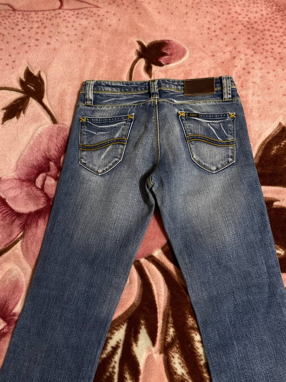 Lee × Vintage Vintage 90s Lee Washed Denim Jeans Pants Y2K Rare Size US 27 - 15 Thumbnail