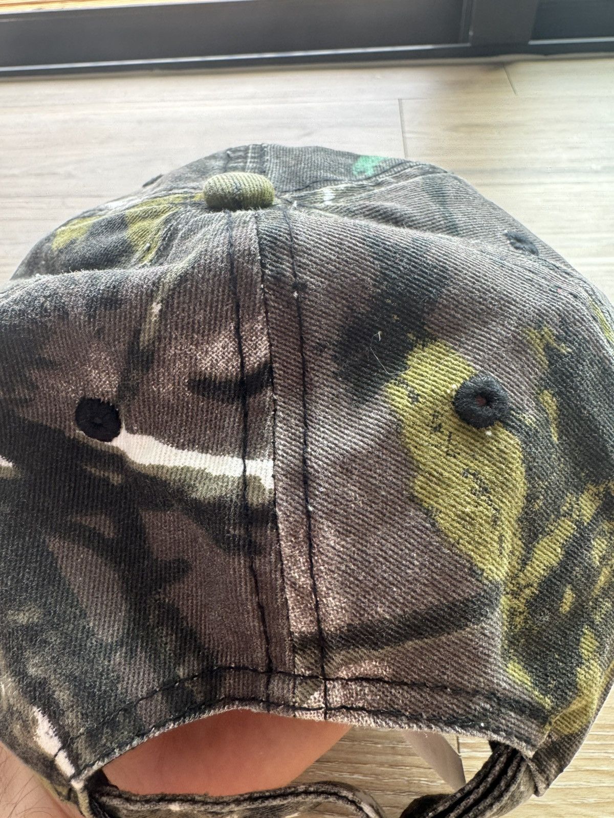 Nahmias Nahmias Camo Dad Hat Cap Olive/Brown Size ONE SIZE - 4 Thumbnail