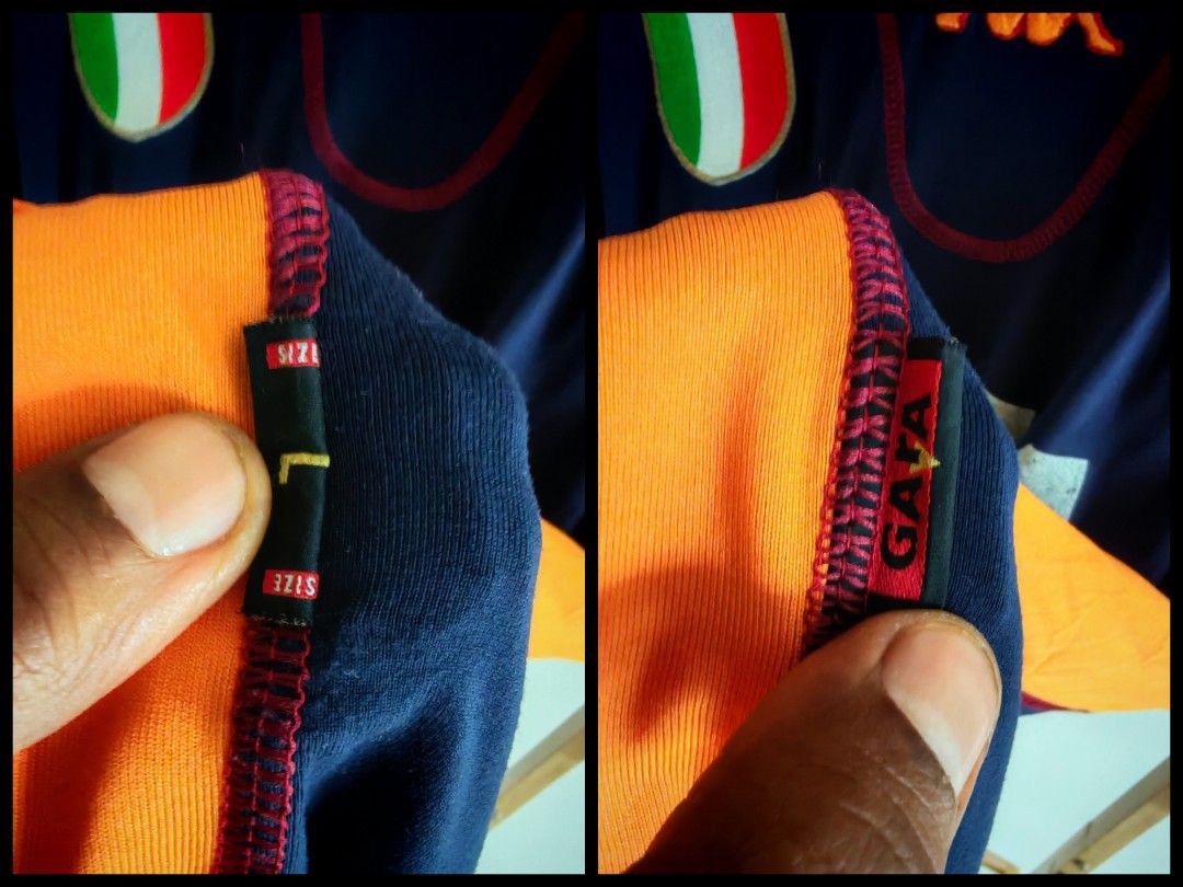 Kappa AS Roma Kappa 3rd Jersey 2001/02 Scudetto Patch Size US L / EU 52-54 / 3 - 7 Thumbnail