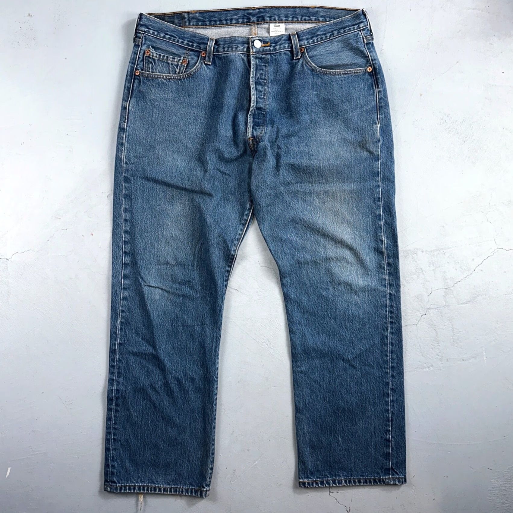 Levi's VINTAGE Levi's 501 Jeans Men Classic Straight Blue Denim 42x32 90s Mid Rise 10-12 in Regular Size US 42 / EU 58 - 2 Thumbnail