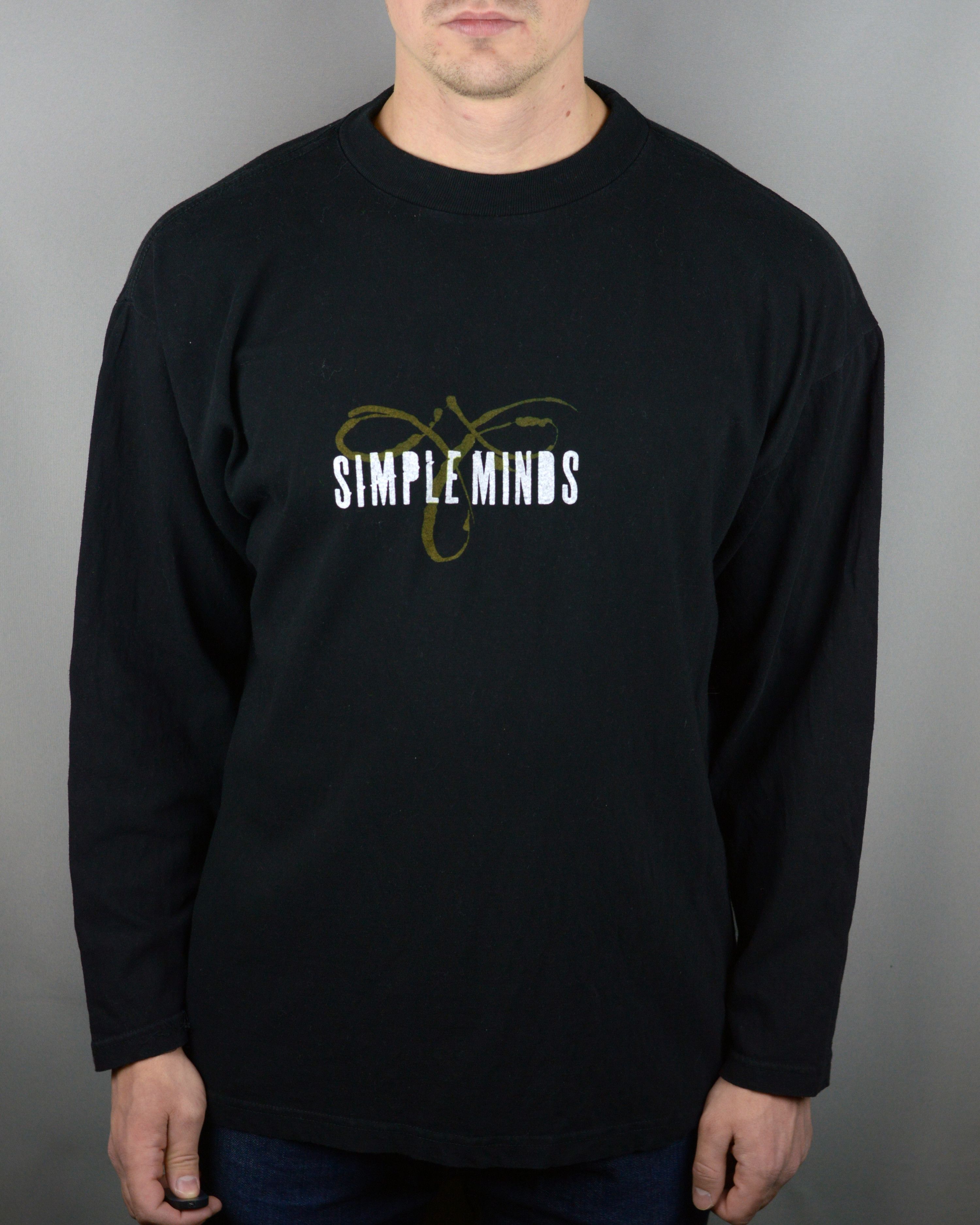 Vintage Vintage Simple Minds longsleeve t shirt Size US XL / EU 56 / 4 - 1 Thumbnail
