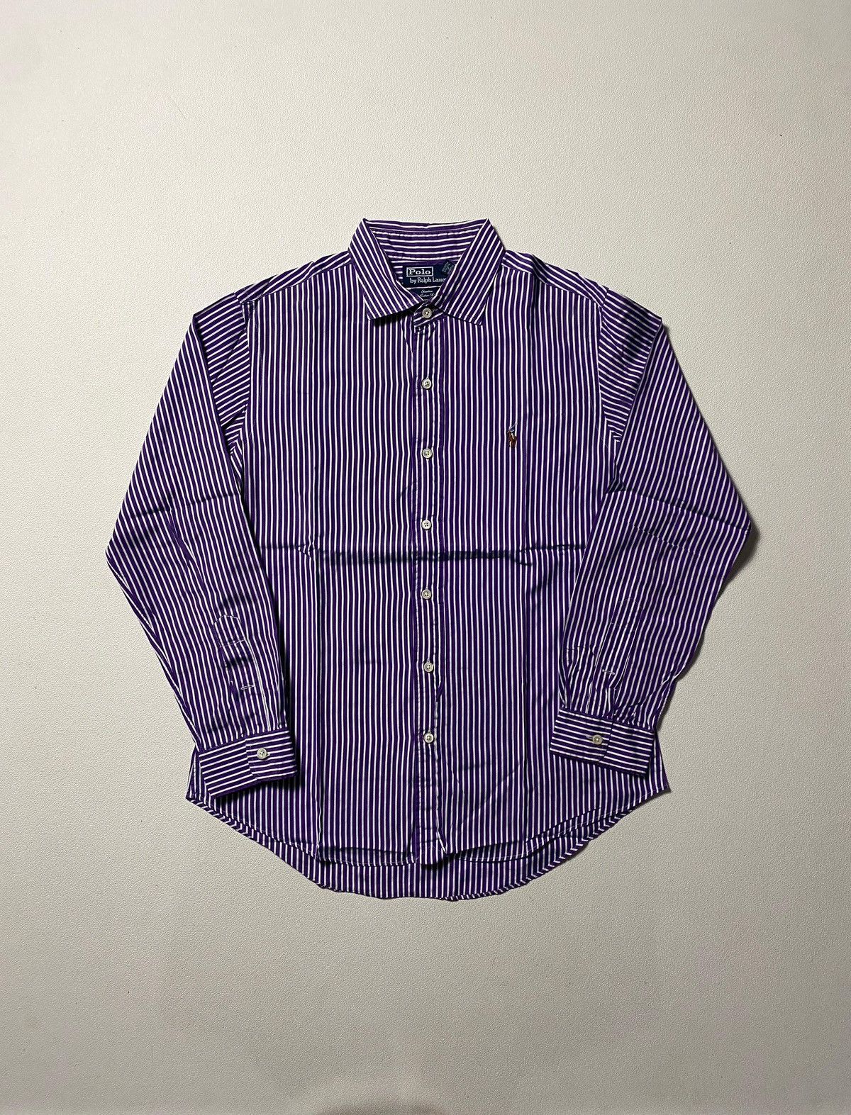 Polo Ralph Lauren Vintage Polo Ralph Lauren cotton striped shirt Size US L / EU 52-54 / 3 - 1 Thumbnail
