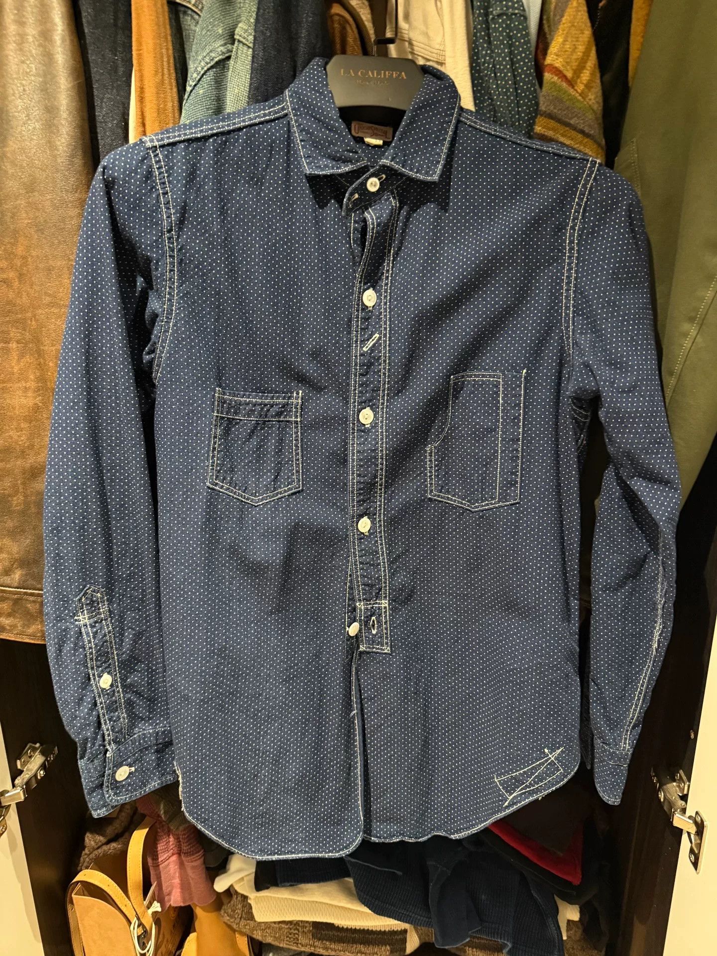 Freewheelers Freewheelers Conductor Work Shirt in Blue Size US M / EU 48-50 / 2 - 1 Thumbnail