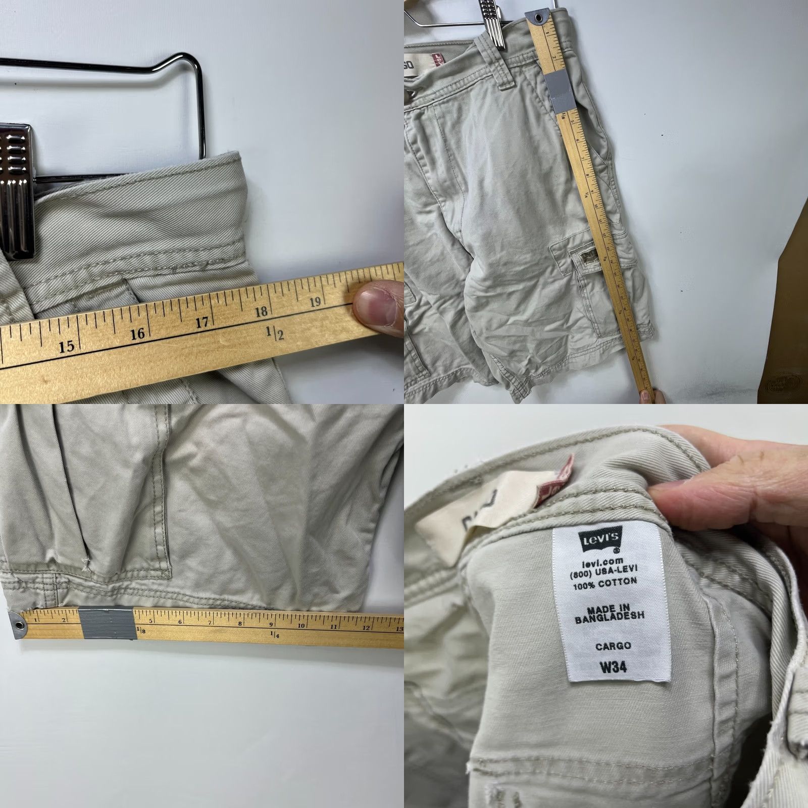 Levi's Item Specifications: Closure: Elastic Waist Size US 34 / EU 50 - 8 Thumbnail