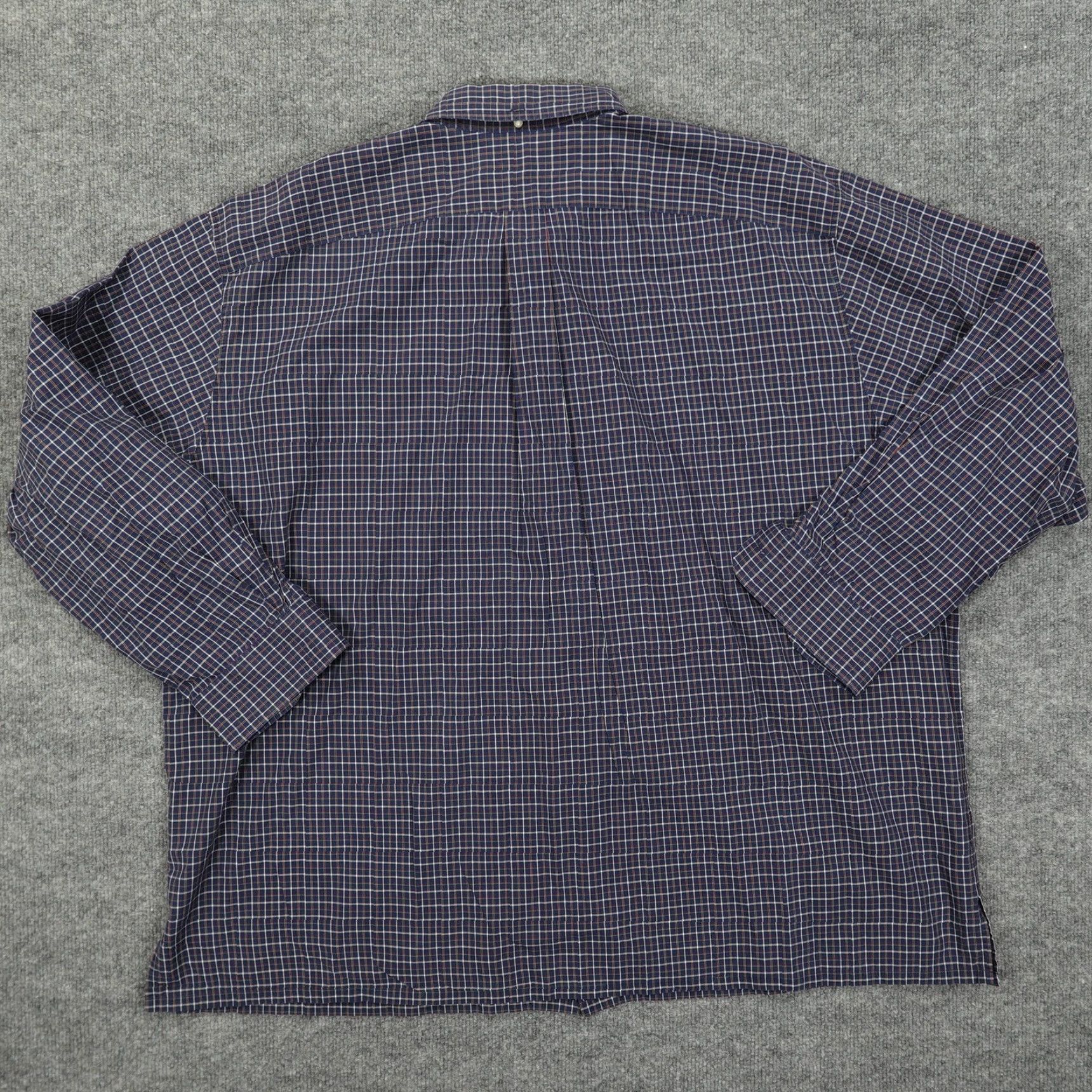 Ralph Lauren Ralph Lauren Shirt Mens Big 2X Blue Check Long Sleeve Button-Down Pony Size US XXL / EU 58 / 5 - 5 Thumbnail