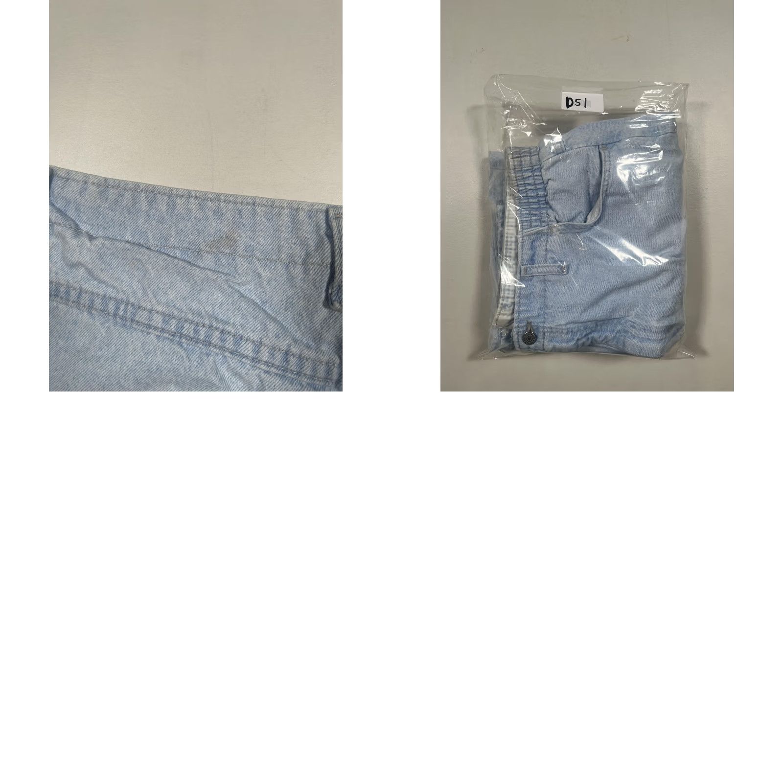 Lee Lee Womens 20P Light Wash Tapered Jeans - Petite Size US Denim Size 42" / US 20 - 9 Thumbnail