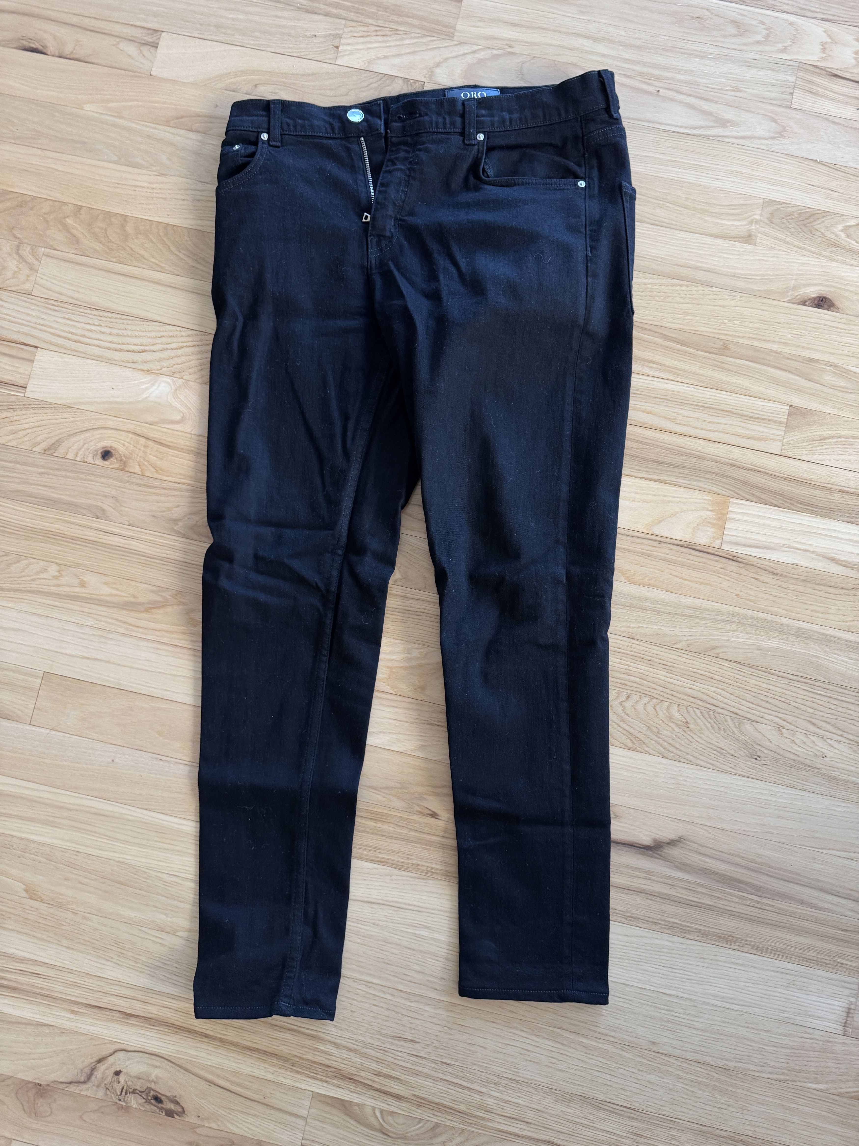 Oro Los Angeles The Noir Everyday Denim Size US 32 / EU 48 - 3 Thumbnail