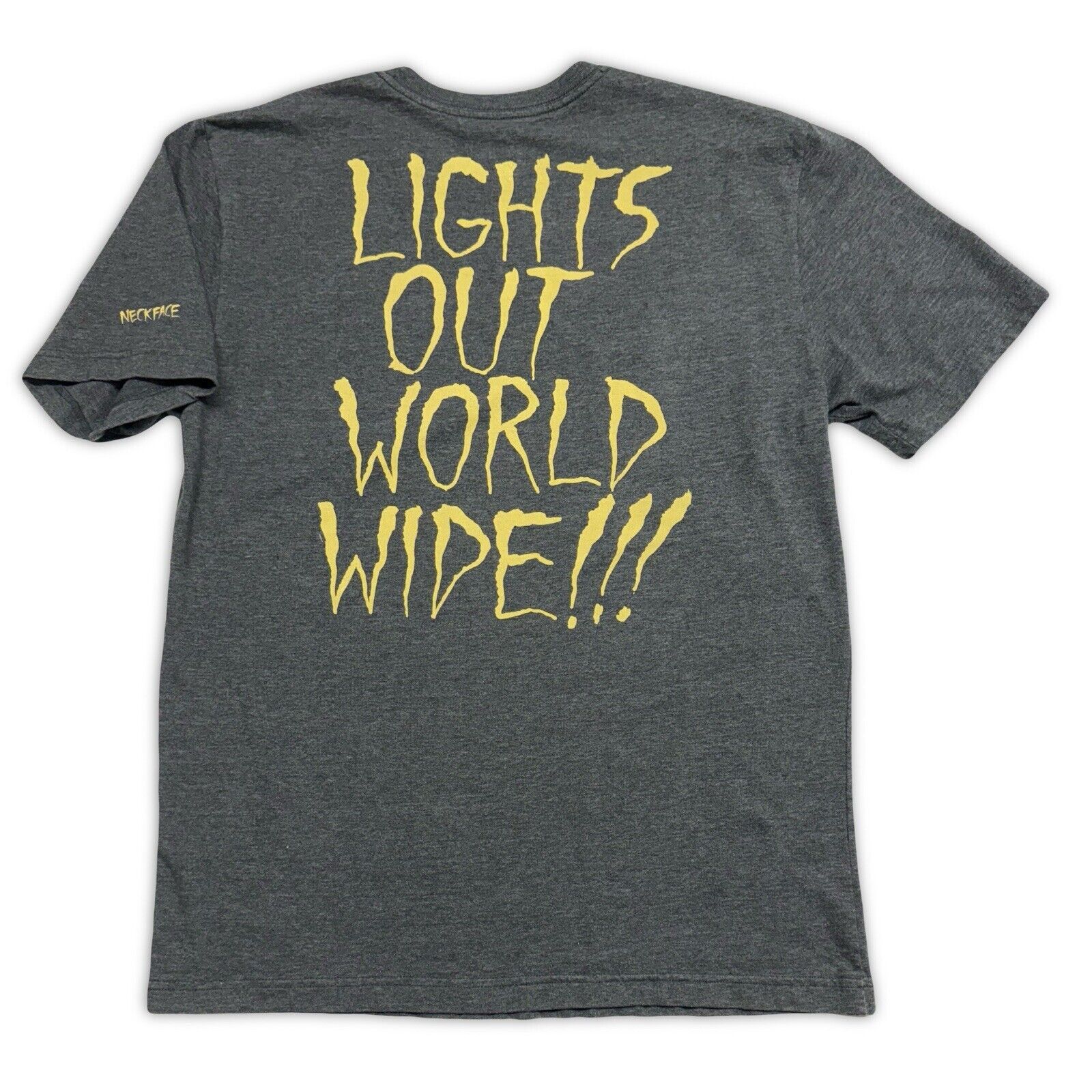 Nike SB x Neckface TShirt Men Large Grey Lights Out Graffiti