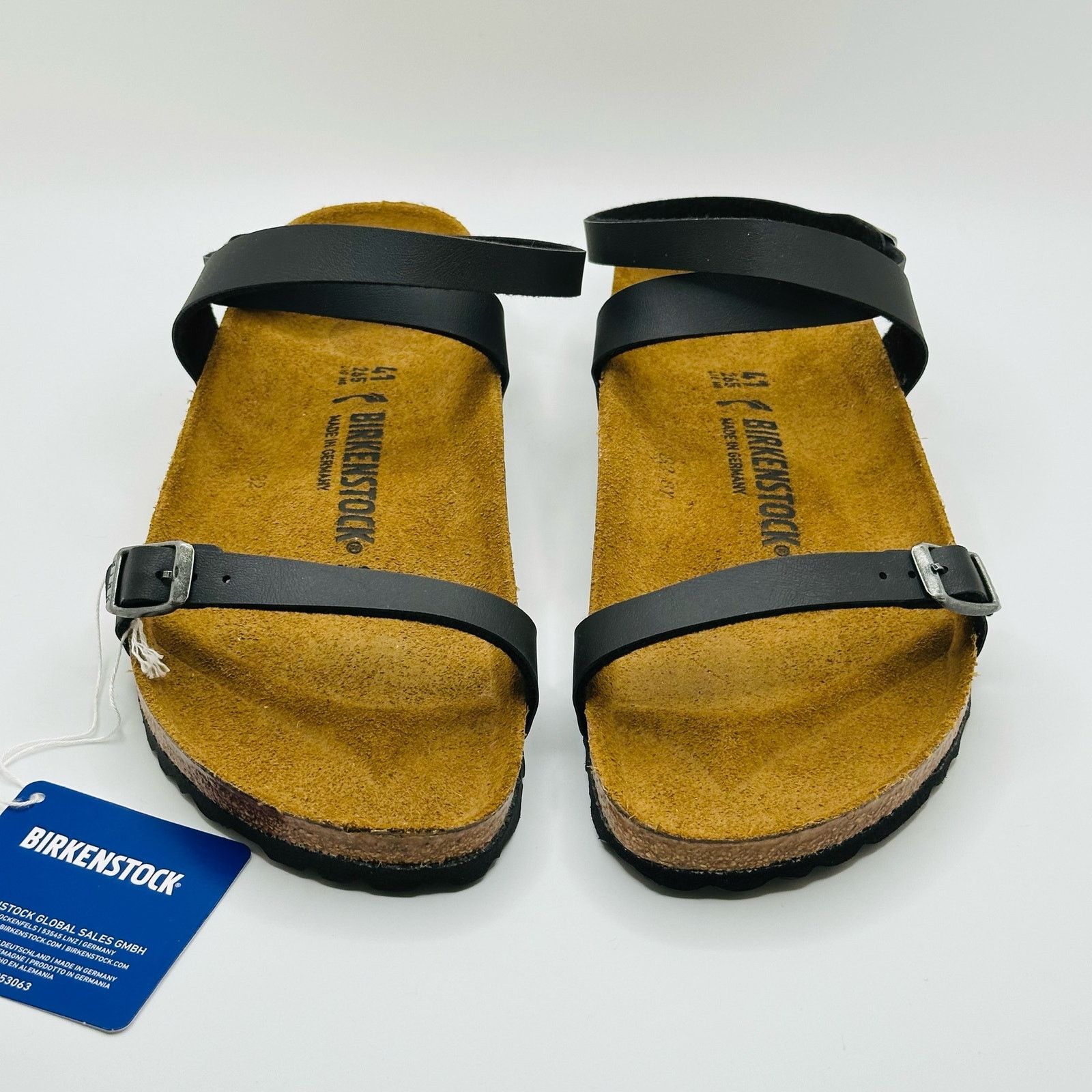 Birkenstock Birkenstock Black Strappy Women's Sandals - US 10-10.5 | 41 Size US 10.5 / IT 40.5 - 2 Thumbnail