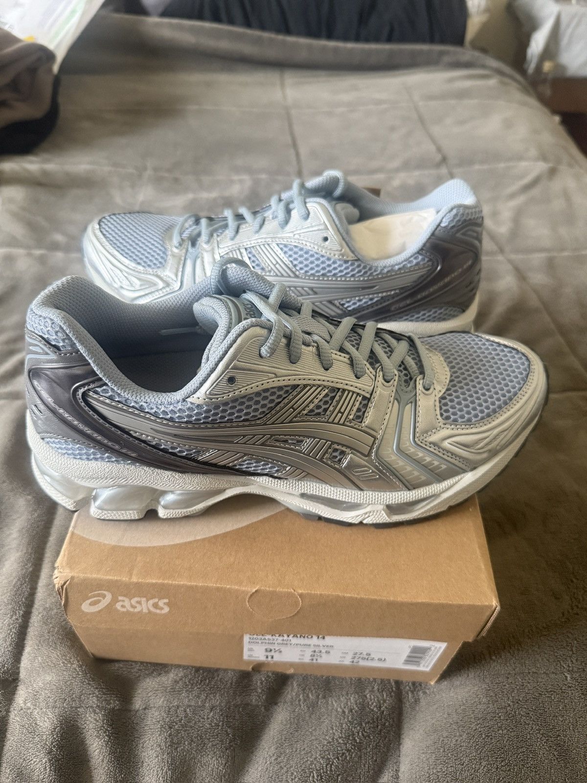 Asics Asics Gel-Kayano 14 ‘ Dolphin Grey ’ Size US 9.5 / EU 42-43 - 2 Thumbnail
