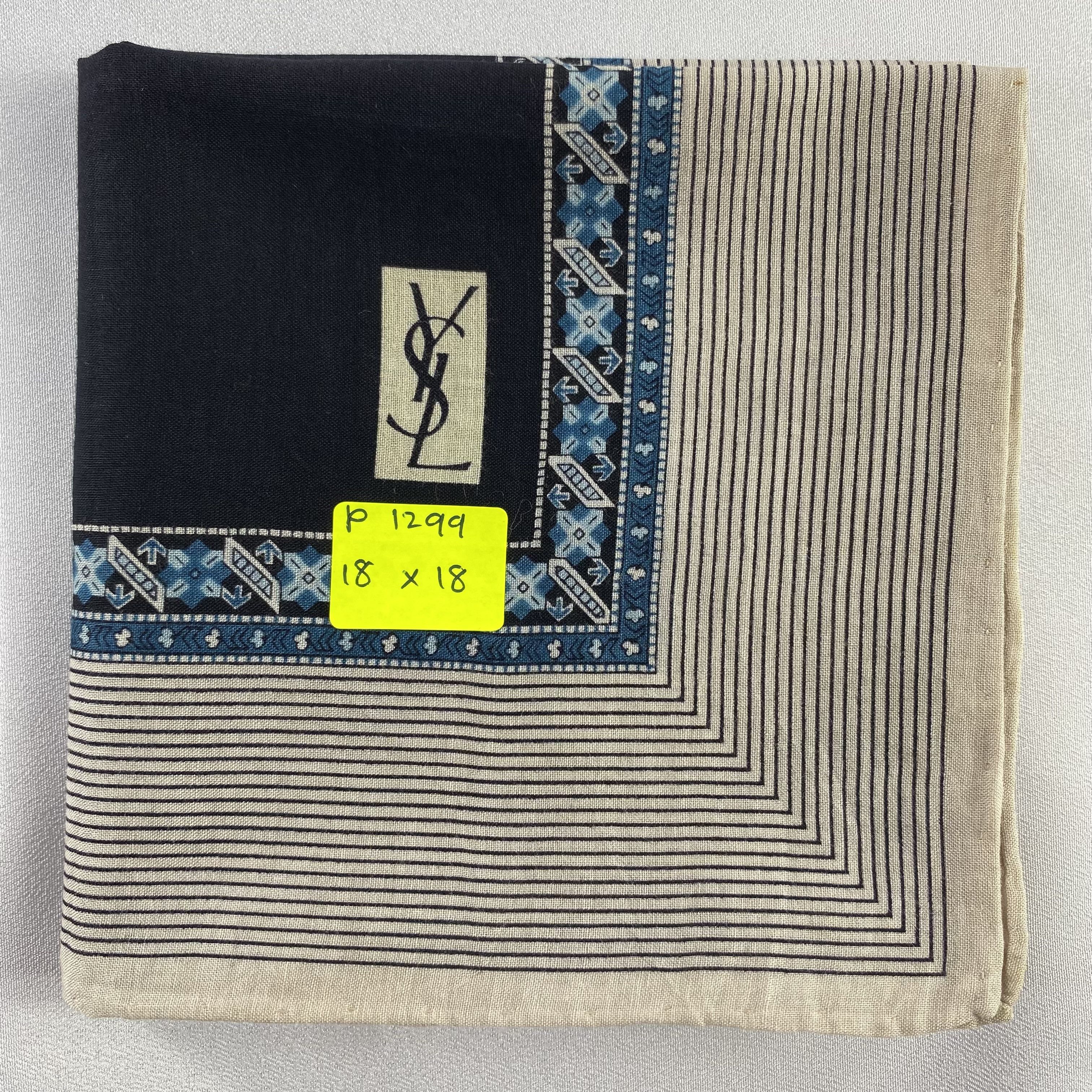 Vintage Yves Saint Laurent Bandana/ Handkerchief / Neckerchief-P1299 Size ONE SIZE - 6 Thumbnail
