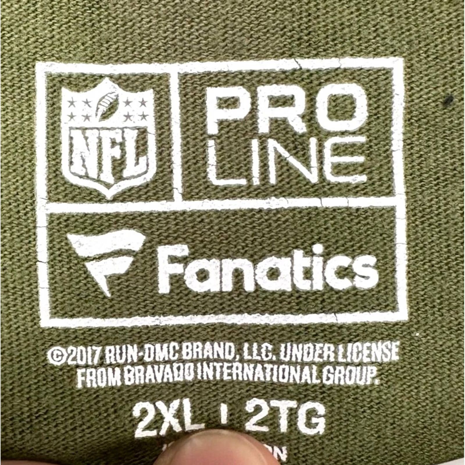 Vintage New England Patriots Shirt Mens XL Pro Line Green Camo Long Sleeve NFL Fanatics Size US XL / EU 56 / 4 - 5 Thumbnail