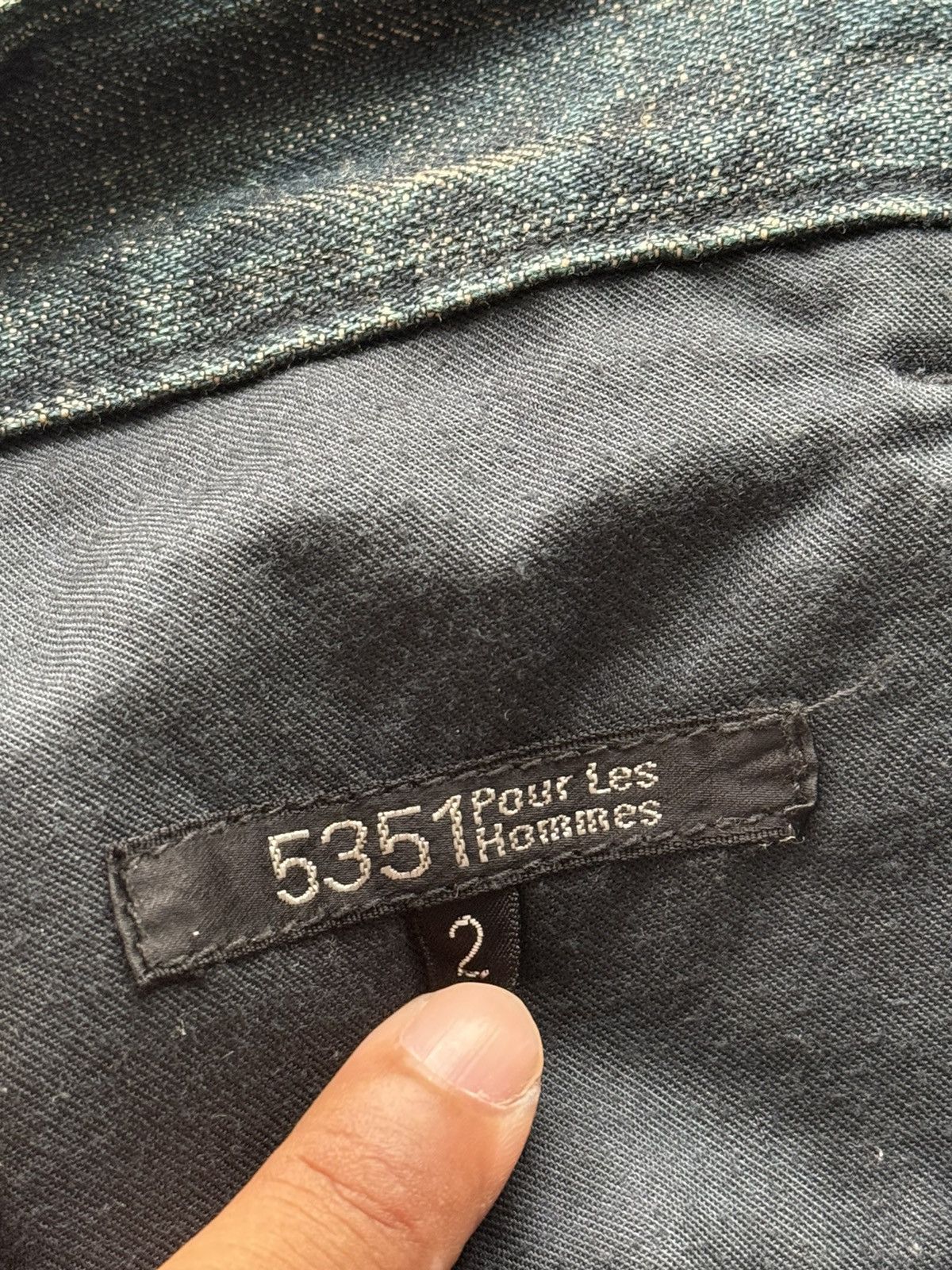 5351 POUR LES HOMMES Y2K Vintage 5351 Punk Cargo Flared Denim / ifsixwasnine Size US 31 - 9 Thumbnail