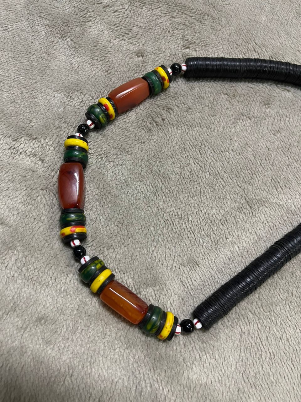 Other Multicolour African Ghadang Beaded&Orange Gems Size ONE SIZE - 6 Thumbnail