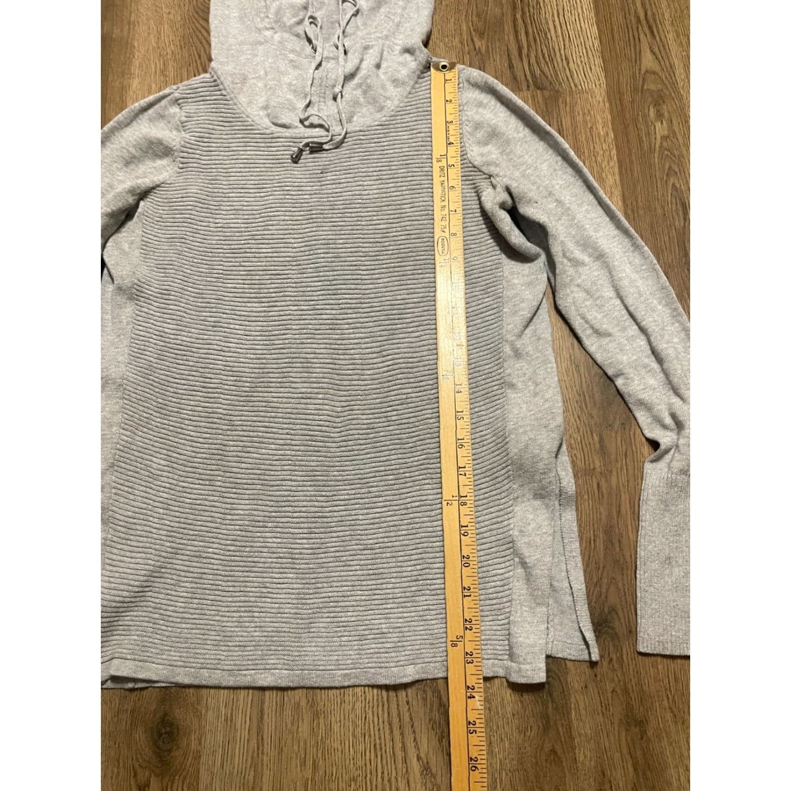 Vintage Artisan NY Hoodie Women’s Size Small Gray Pullover Ribbed Long Sleeve Activewear Regular Fit Size S / US 4 / IT 40 - 6 Thumbnail