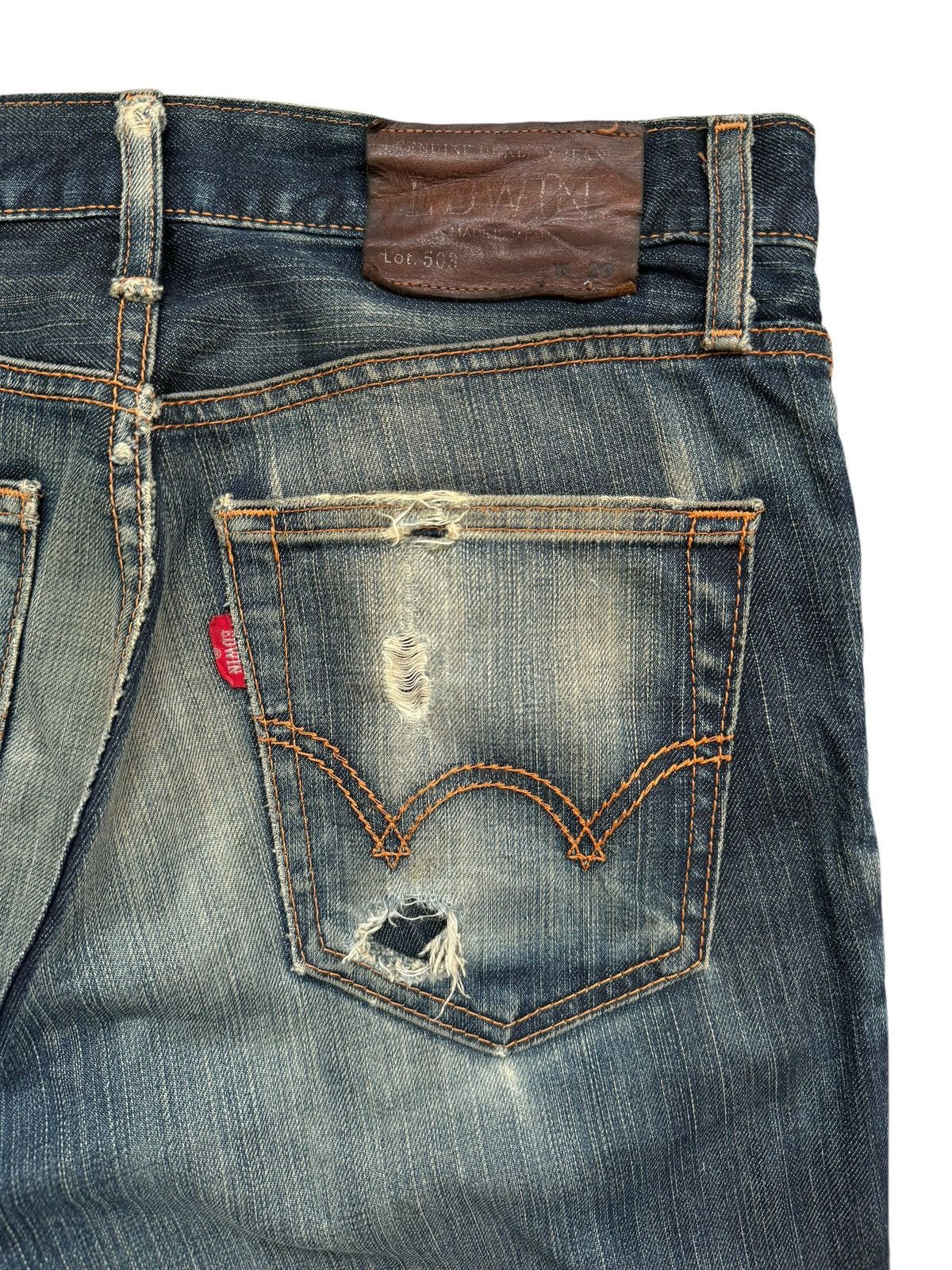 Edwin Vintage Edwin 503 Distressed rusty Jeans Size US 32 / EU 48 - 9 Thumbnail