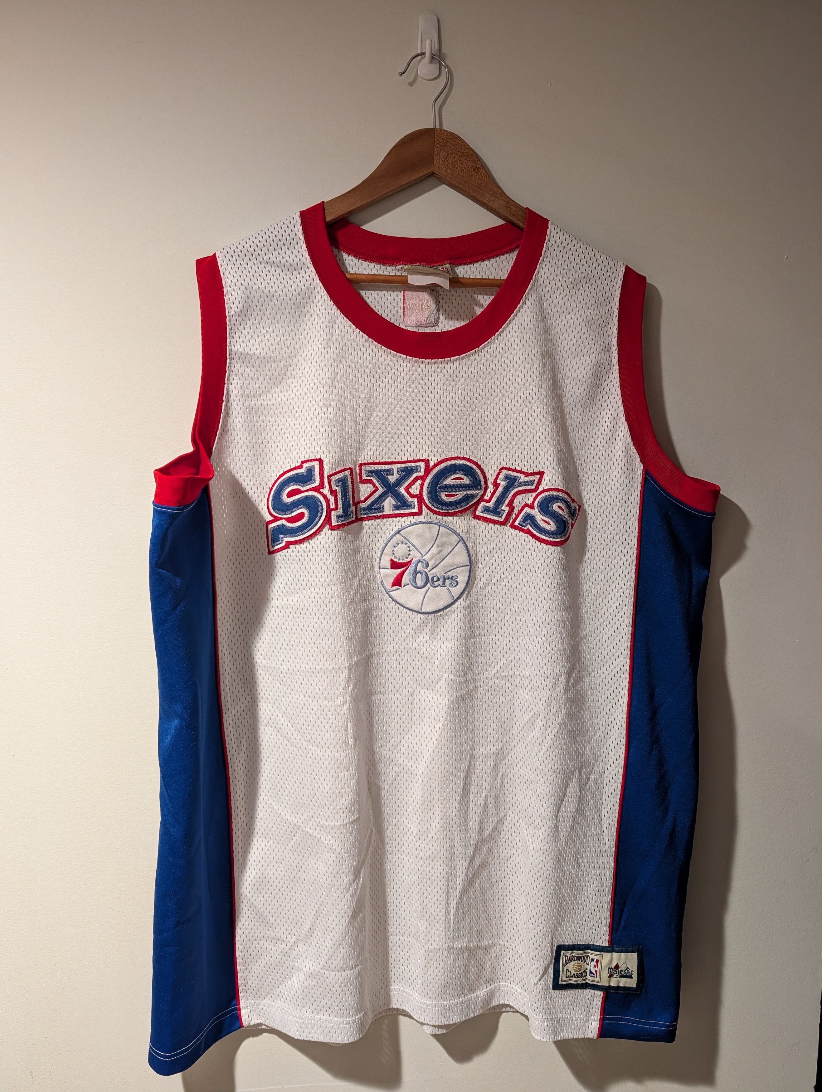Majestic Vintage Philadelphia 76ers Sixers NBA Majestic Jersey Size US XXL / EU 58 / 5 - 1 Thumbnail