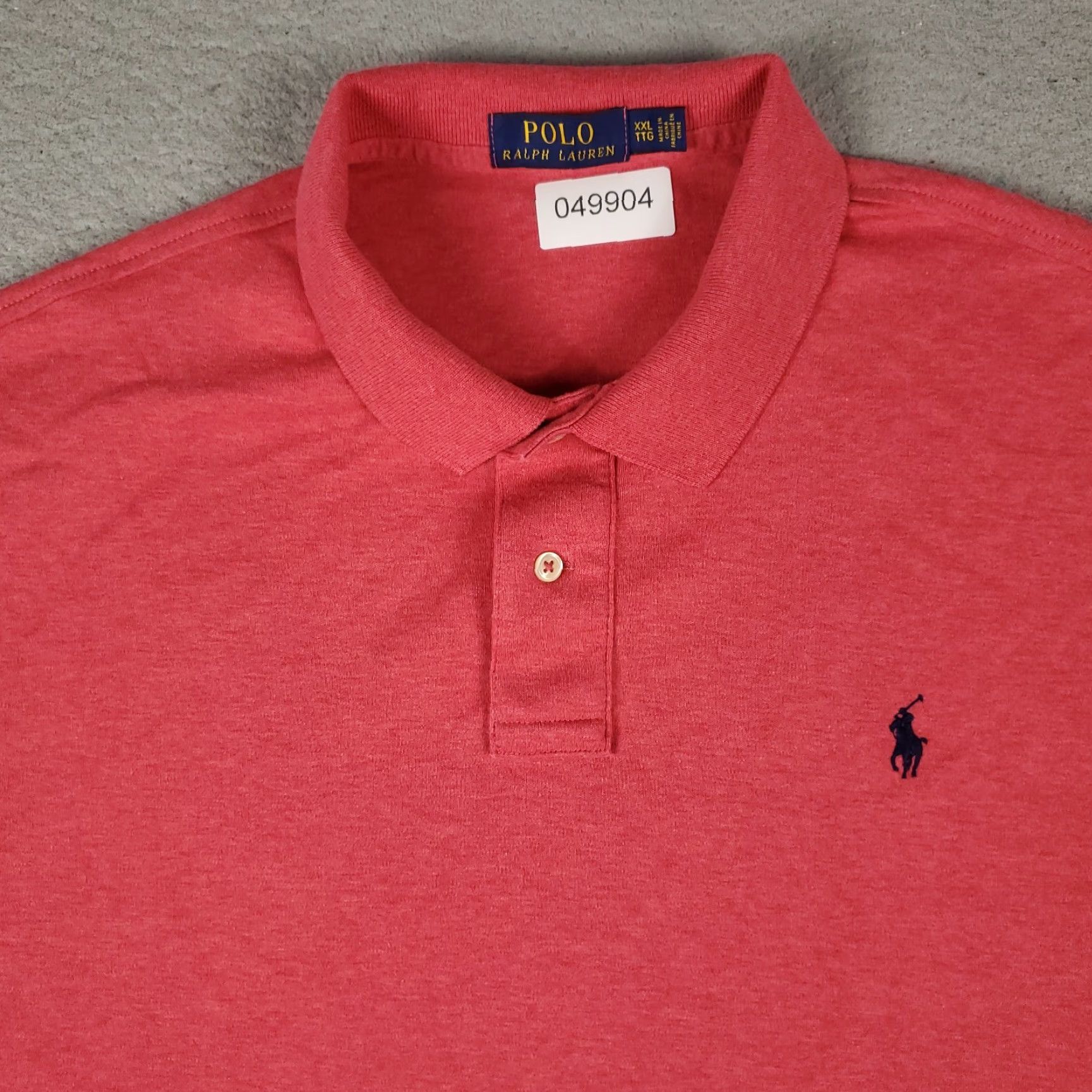 Ralph Lauren VINTAGE Ralph Lauren Polo Shirt Mens 2XL Short Sleeve Cotton Red Casual Classic Preppy Size US XXL / EU 58 / 5 - 2 Thumbnail