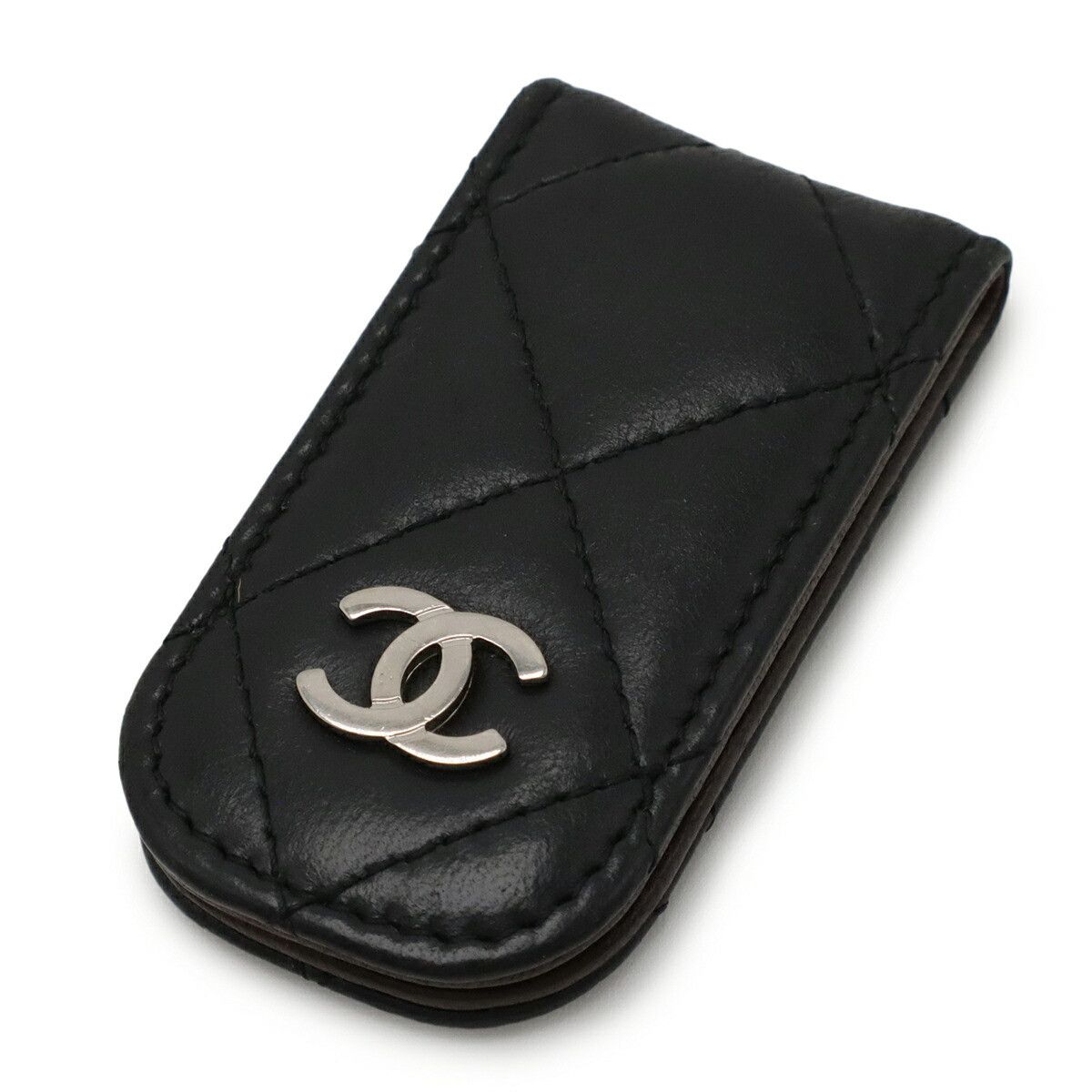 Chanel Chanel Chanel Matelassé Coco Mark Lambskin Money Clip Leather Other A80801 DUTY FREE for USA Size ONE SIZE - 1 Thumbnail