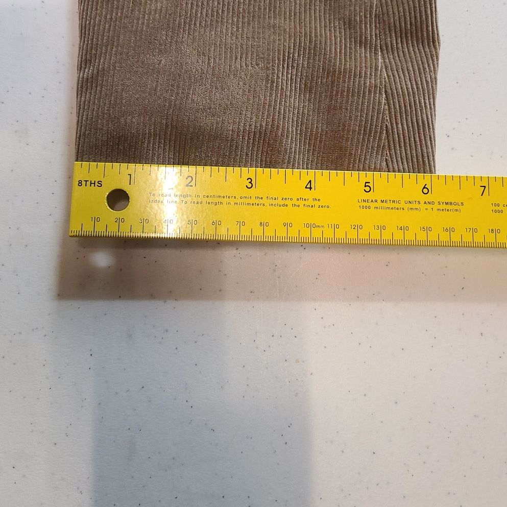 Stafford Stafford Classic Fit Tan Corduroy Sports Coat Blazer 46L Size US M / EU 48-50 / 2 - 8 Thumbnail