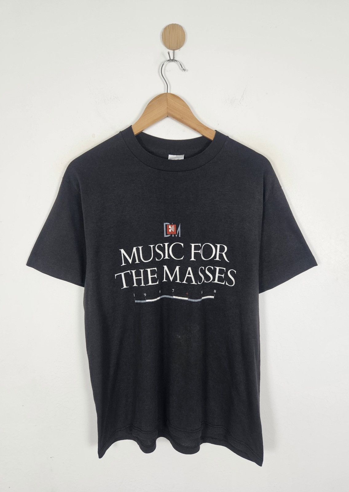 Band Tees Vintage 80s Depeche Mode Music for the Masses Tour Shirt Size US L / EU 52-54 / 3 - 1 Thumbnail