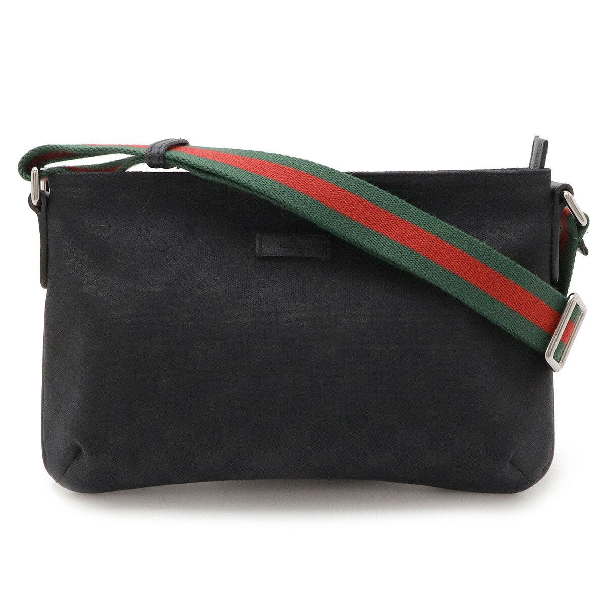 Gucci Gucci GG Canvas Shoulder Bag Canvas Shoulder Bag 189749 in Black, Women's