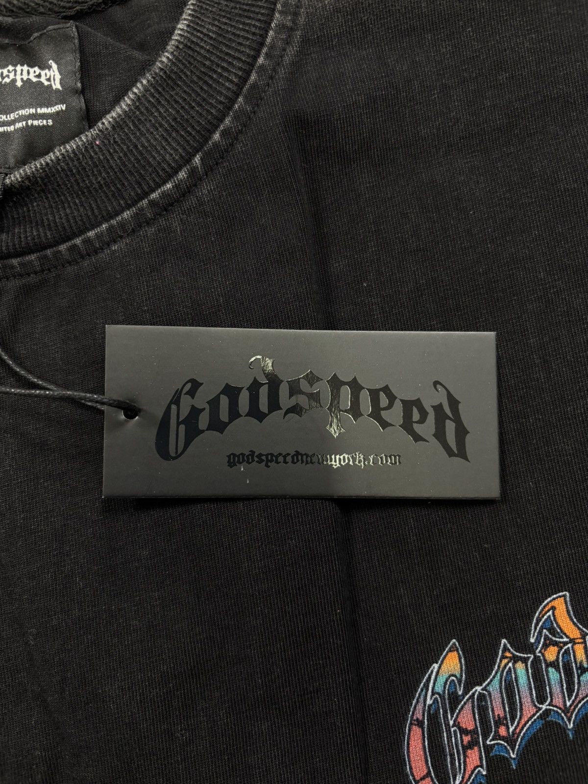 Godspeed Godspeed Natural Disaster Tee, Washed Black Size US L / EU 52-54 / 3 - 9 Thumbnail