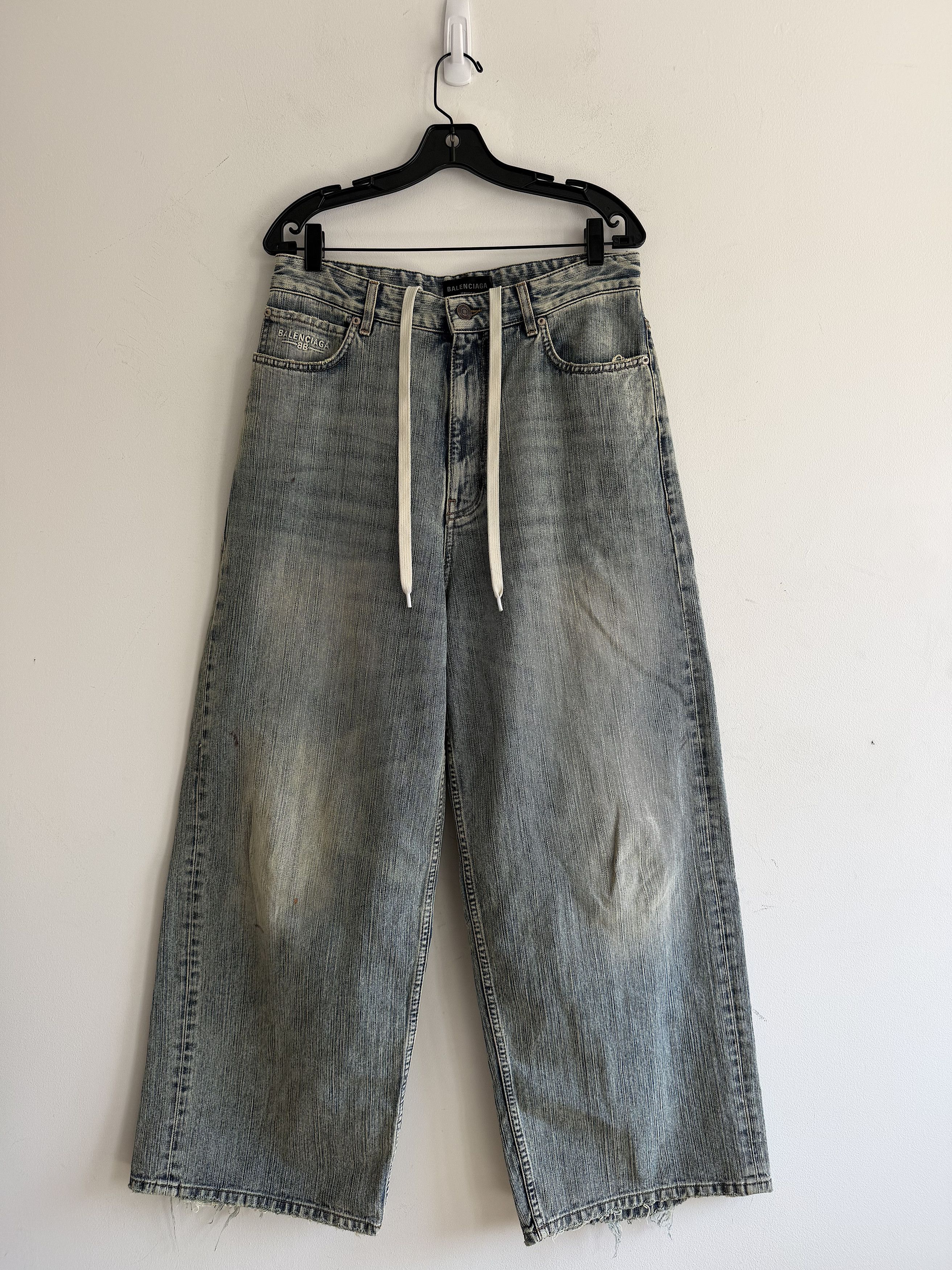 New Spring 25 Indigo Ring Denim Baggy Jeans (XS) Fits 30-31