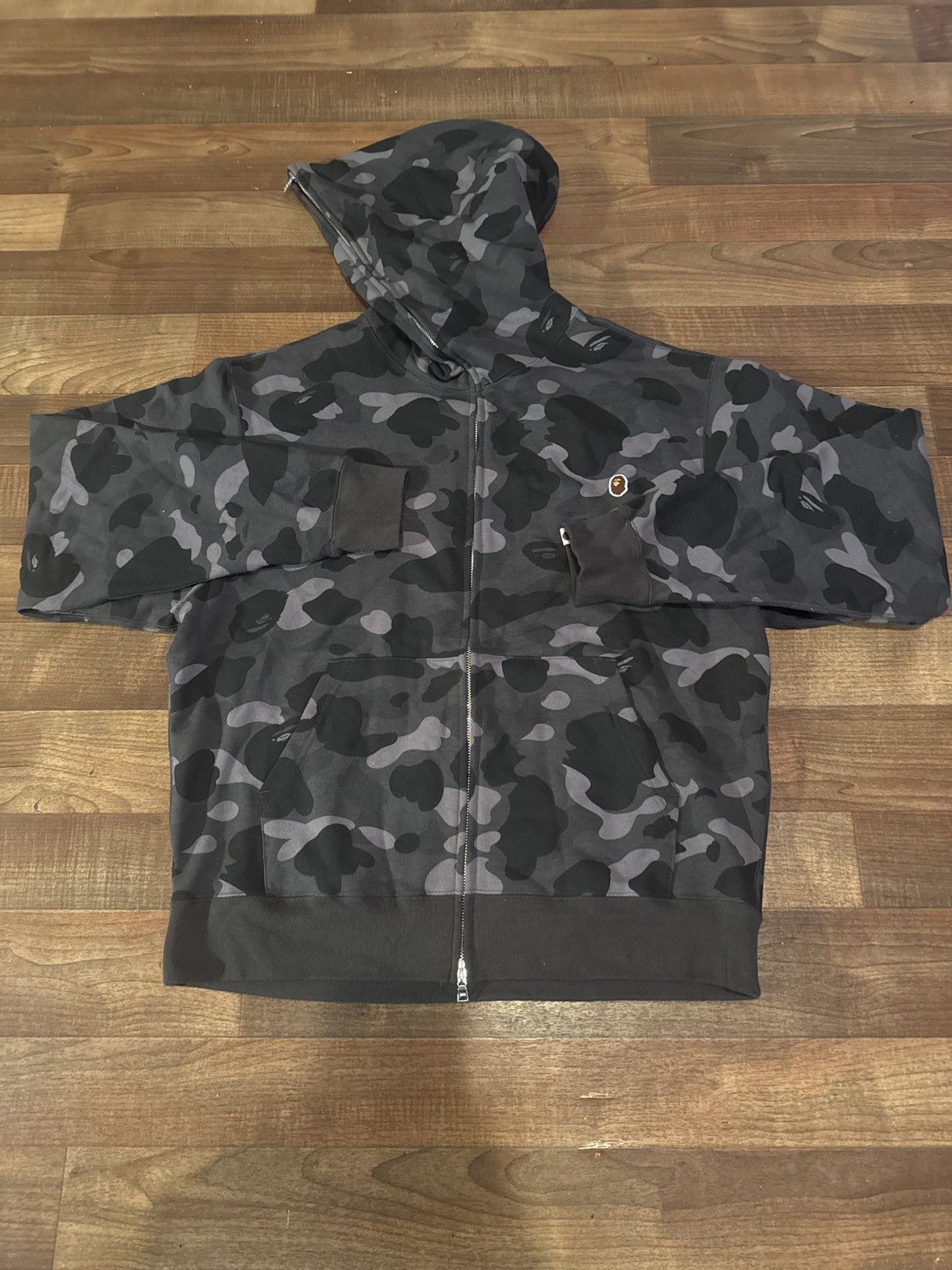 Bape Bape Black Zip-up Hoodie XL Size US XL / EU 56 / 4 - 1 Thumbnail