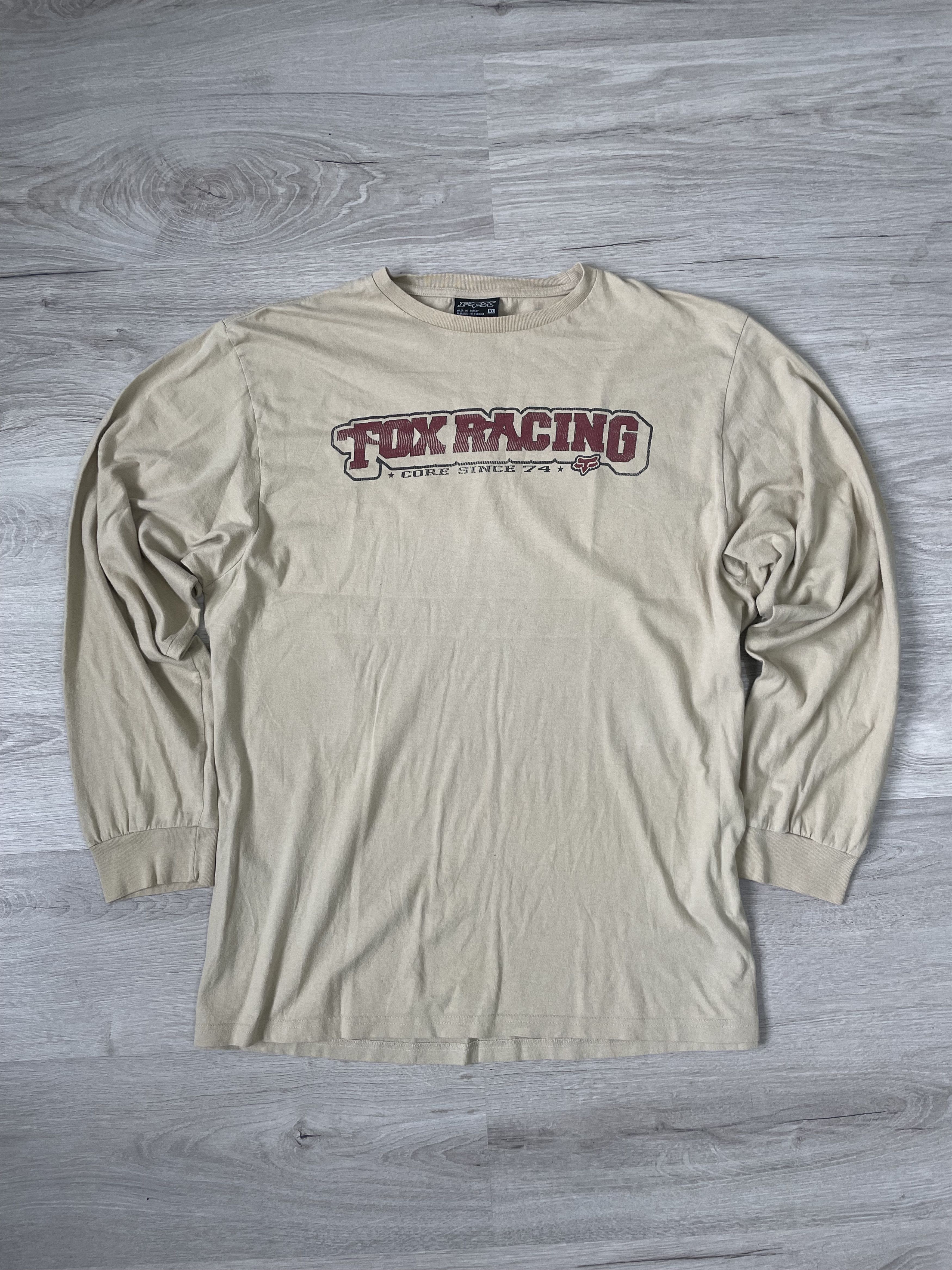 Fox Racing × Vintage MENS LONG SLEEVE FOX RACING Size US XL / EU 56 / 4 - 6 Thumbnail
