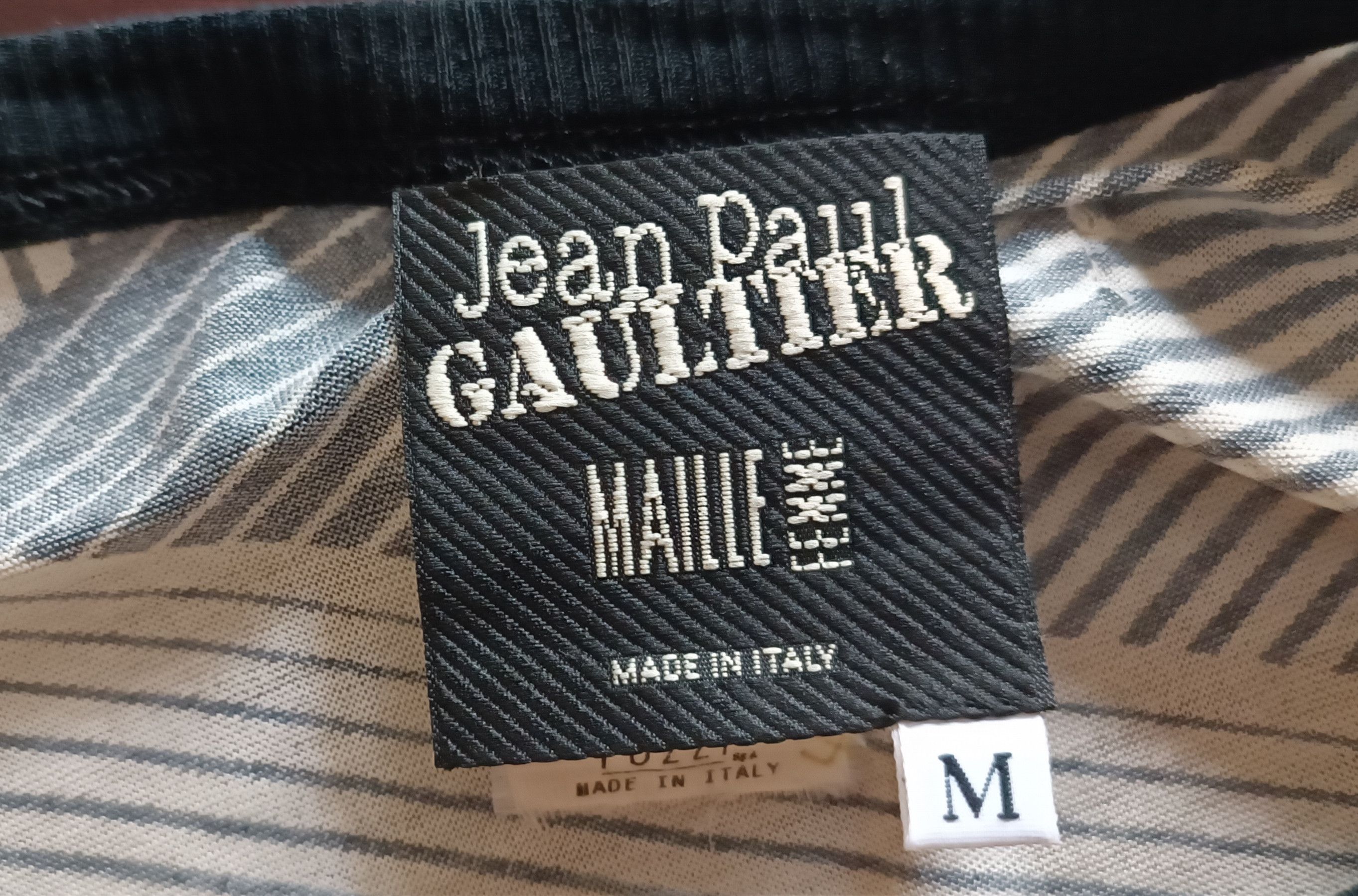 Jean Paul Gaultier 3D_ Geometric motifs- Silk top Size M / US 6-8 / IT 42-44 - 20 Thumbnail