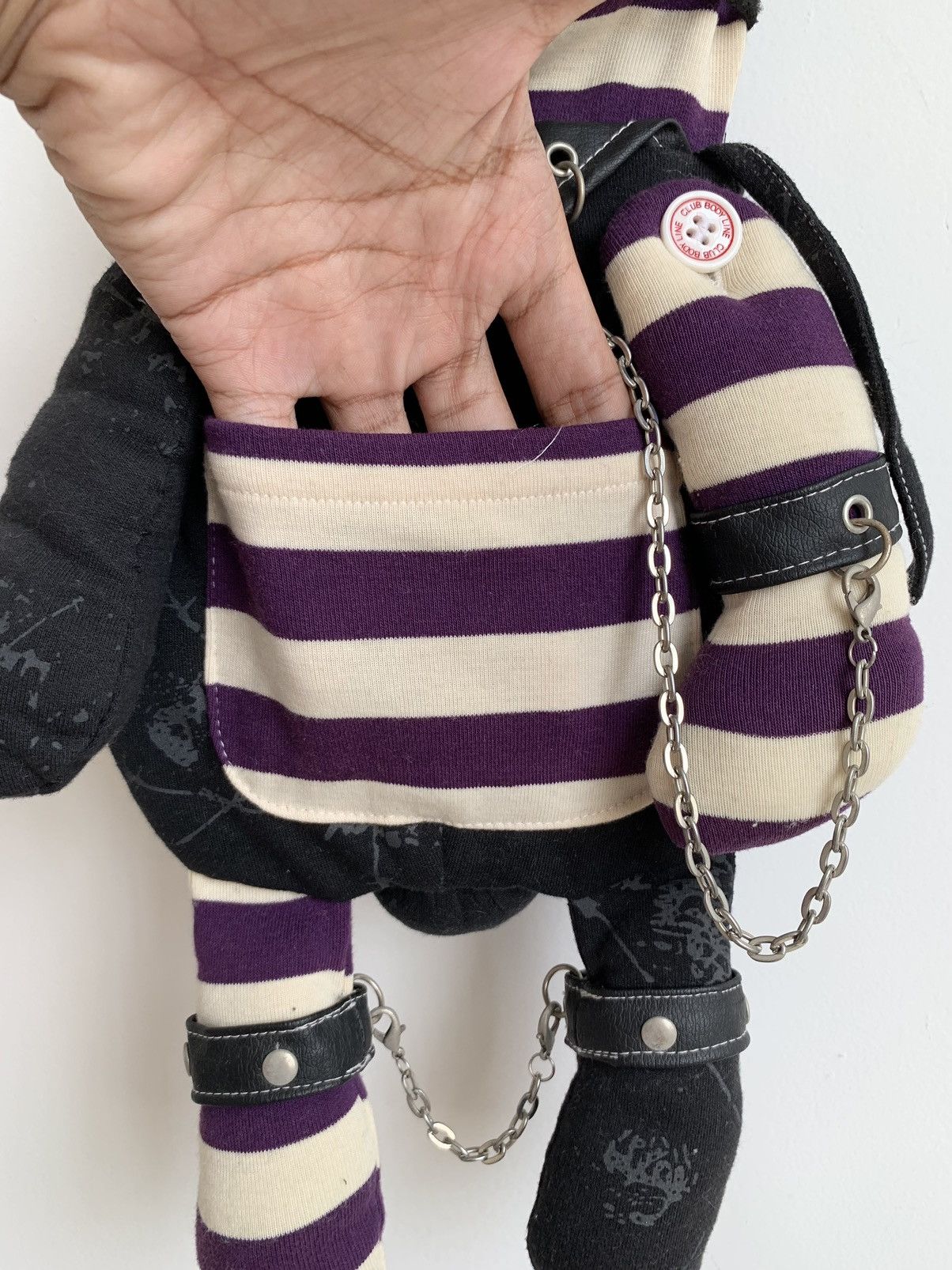 Japanese Brand Y2K Blood Storm Gothic Teddy Bear Bag Size ONE SIZE - 7 Thumbnail