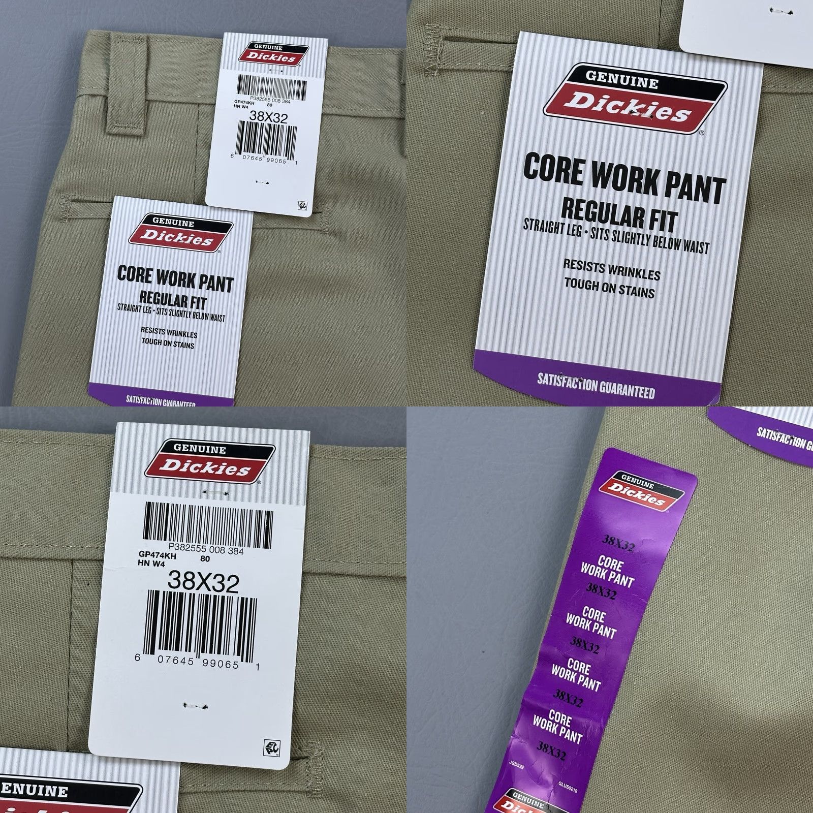 Dickies Dickies Core Work Pants Mens 38x32 Khaki Regular Fit Flat Front Straight Pants Mens Size US 38 / EU 54 - 8 Thumbnail