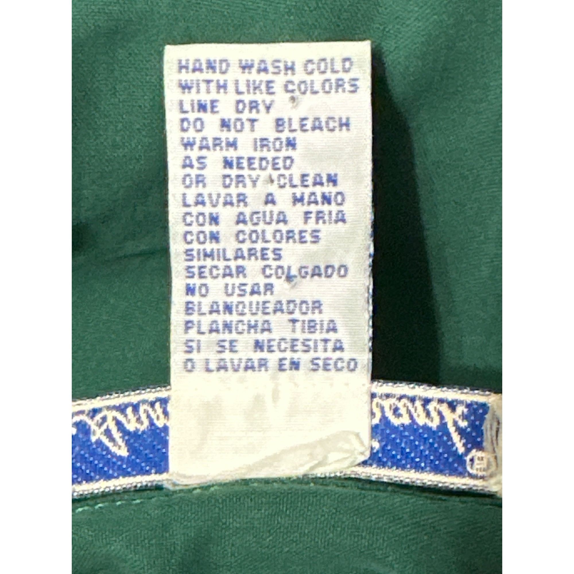 Other Anna And Frank Size S Vintage Green Silk Shirt Pocket Front Size S / US 4 / IT 40 - 11 Thumbnail