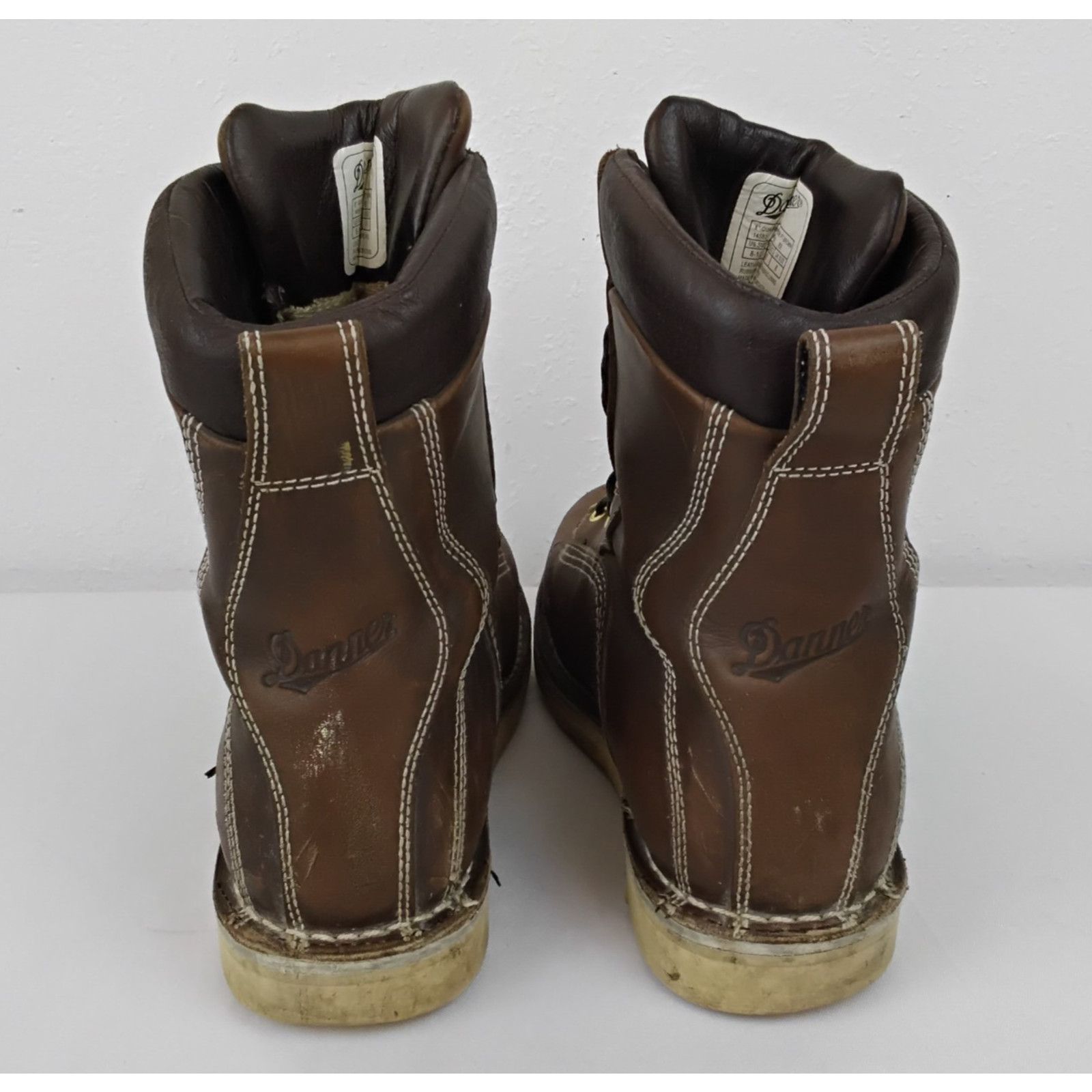 Danner Danner Work Hiking Boots Men's 8.5 Brown Leather Scuffed Size US 8 / EU 41 - 7 Thumbnail