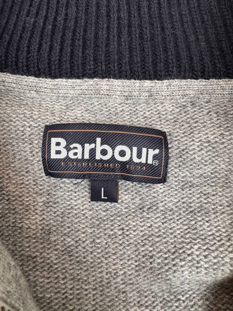 Barbour Barbour Established 1894 Nordic Pattern Half Zip SweaterNavy Size US L / EU 52-54 / 3 - 4 Thumbnail